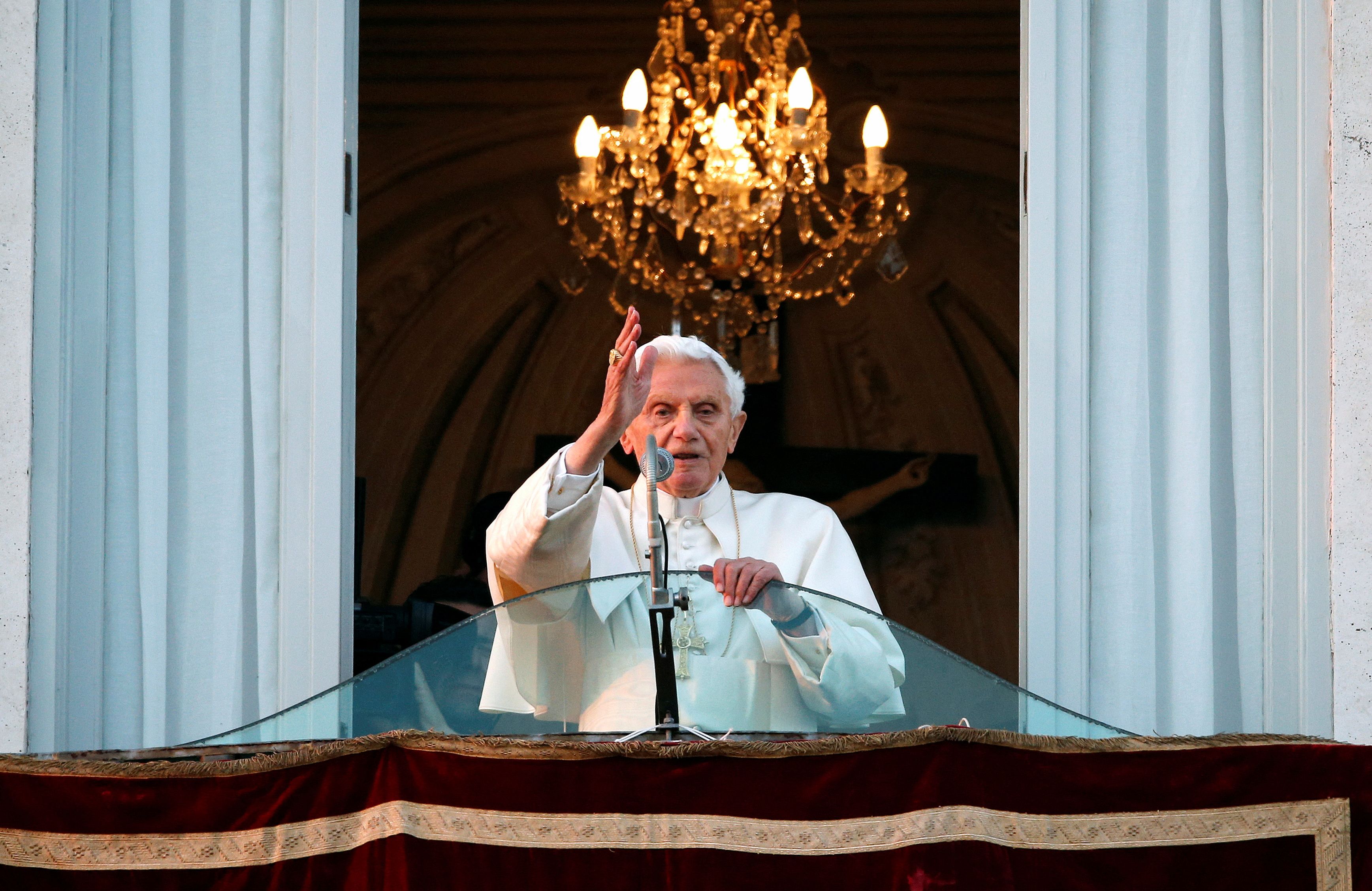 Benedicto XVI cuando era Papa (REUTERS)