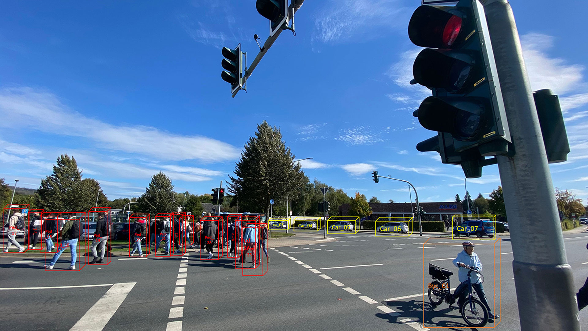 Los semáforos inteligentes que detectan el tránsito vehicular y peatonal, ya se prueban en una ciudad de Alemania