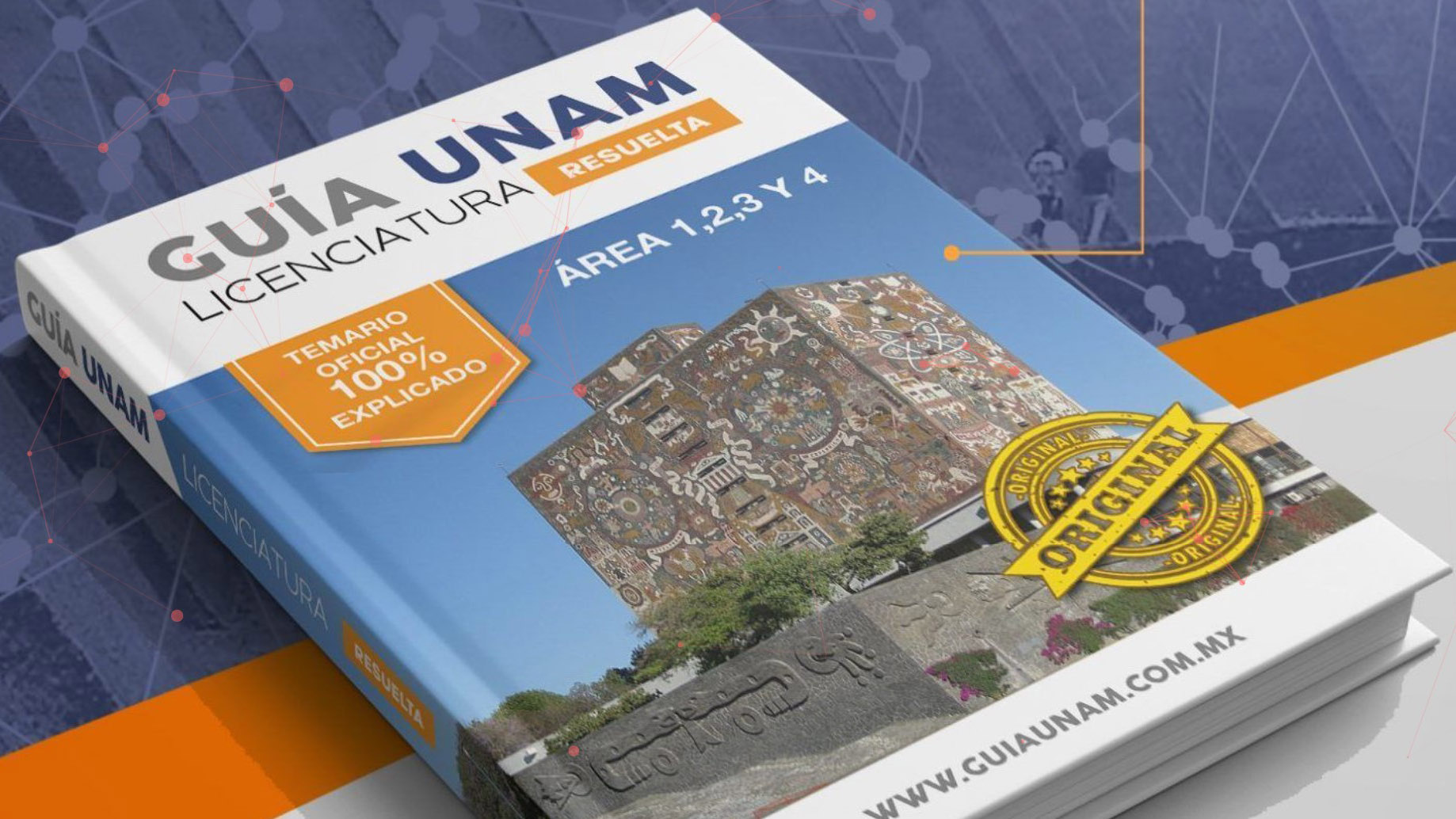 La UNAM ofrece su guía de estudio a ingreso a licenciatura, la de formato digital tiene un costo de 50 pesos (Foto: UNAM)