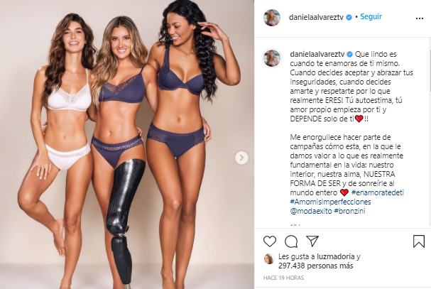 Entre la aceptación a su protésis y el amor con Daniel Arenas: las cinco  fotos con las que arrasa Daniella Álvarez en Instagram - Infobae