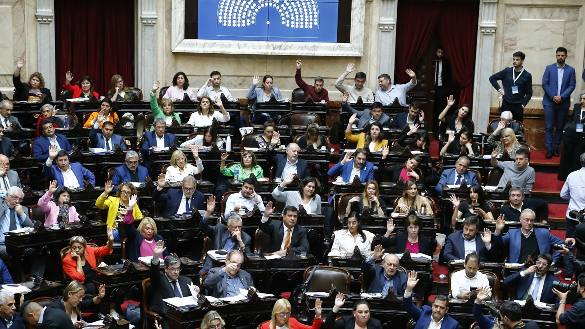 Debate del Presupuesto 2023 en la Cámara de Diputados. Foto: Luciano González