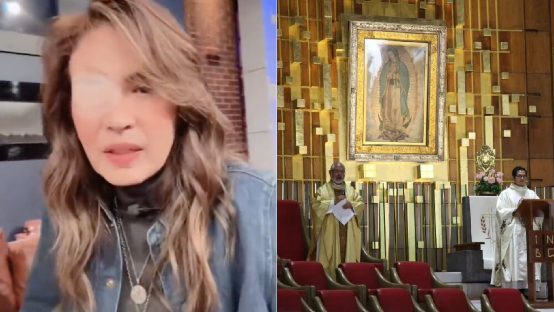 La presentadora de 51 acudió al recinto religioso (Foto: Instagram)