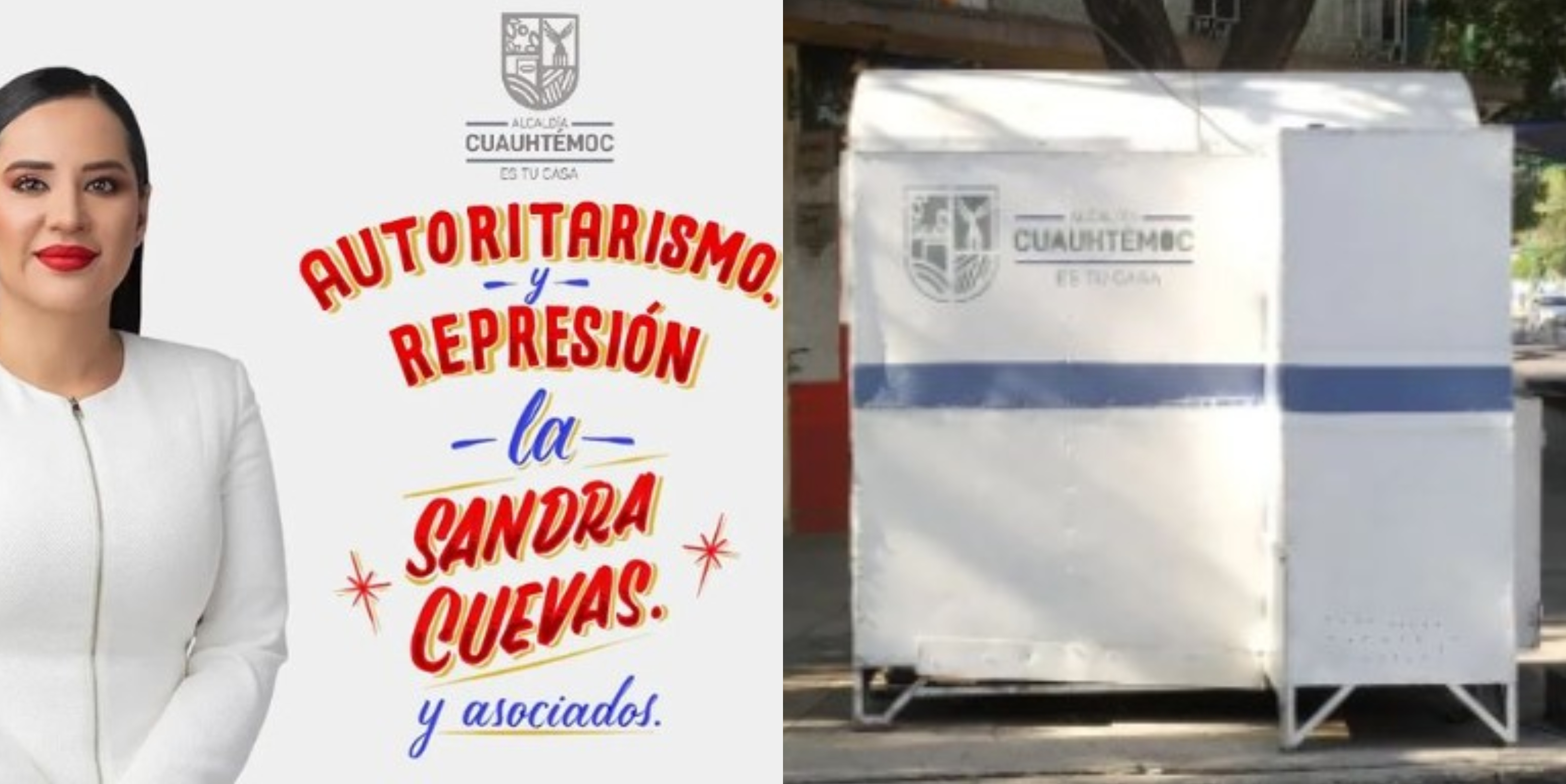“Clasista”: colectivo busca frenar medida de Sandra Cuevas contra rótulos urbanos en puestos callejeros