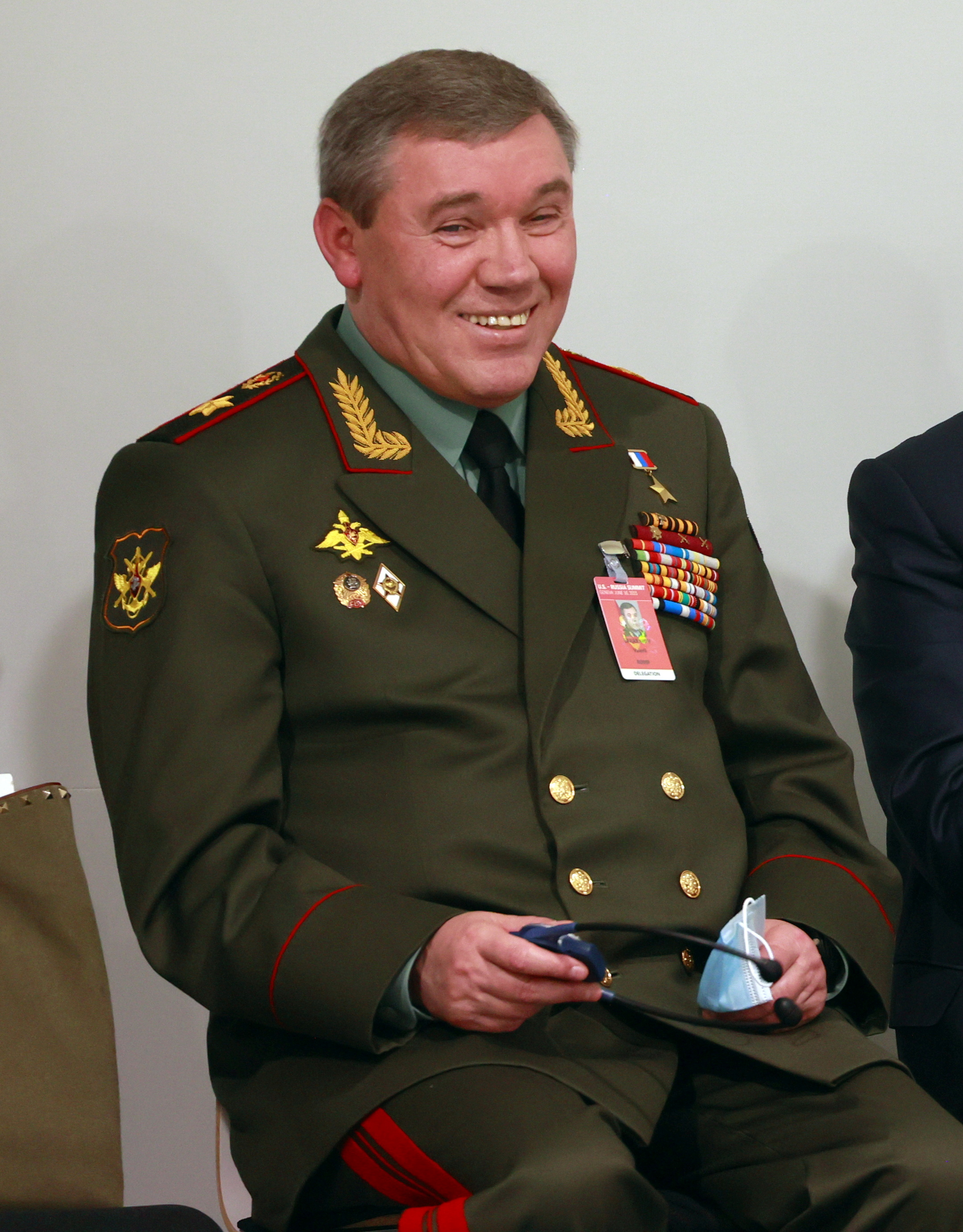 Gerasimov en una foto de junio de 2021. (REUTERS/Denis Balibouse/archivo)