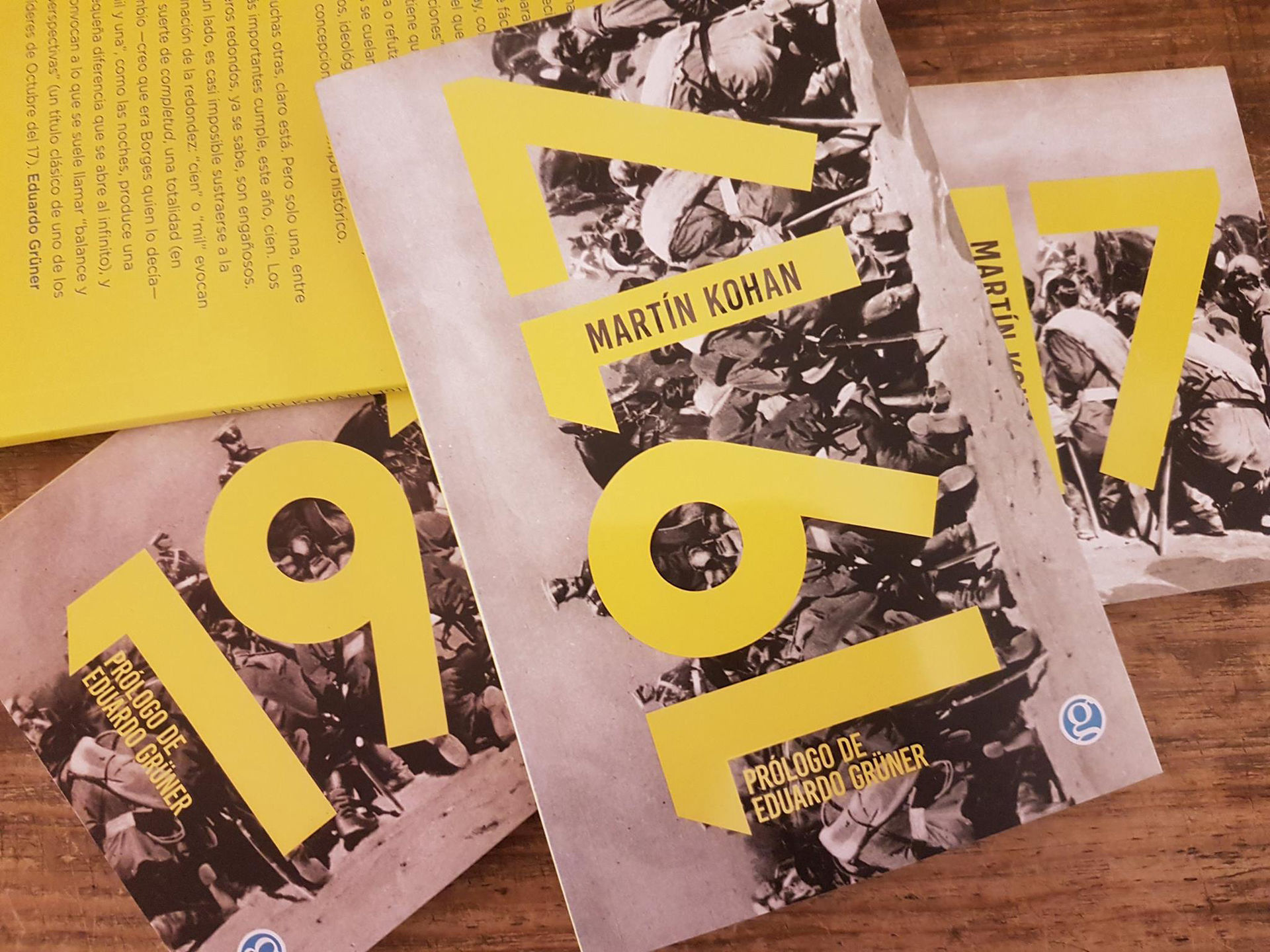 "1917" de Martin Kohan (Ediciones Godot, 2017)
