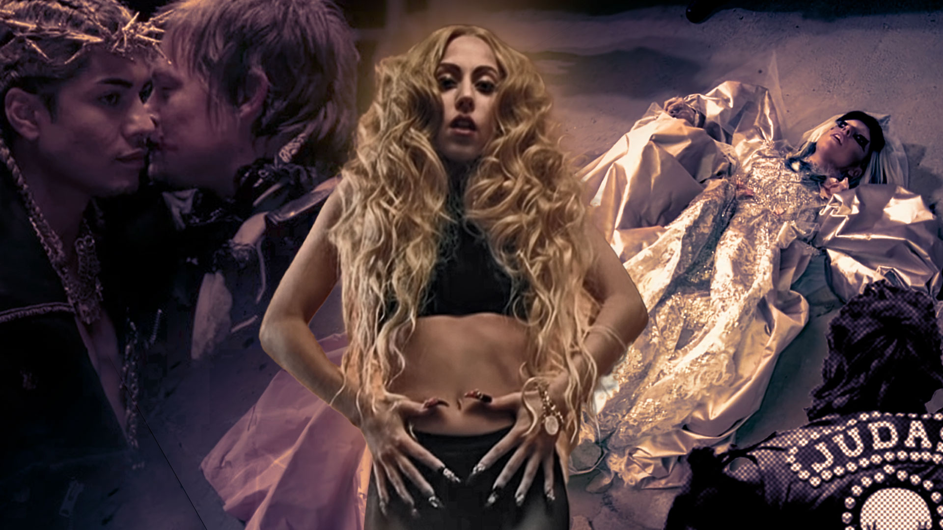 Lady Gaga estrenó el videocip de "Judas" en Semana Santa del año 2011
(Foto: Infobae México)