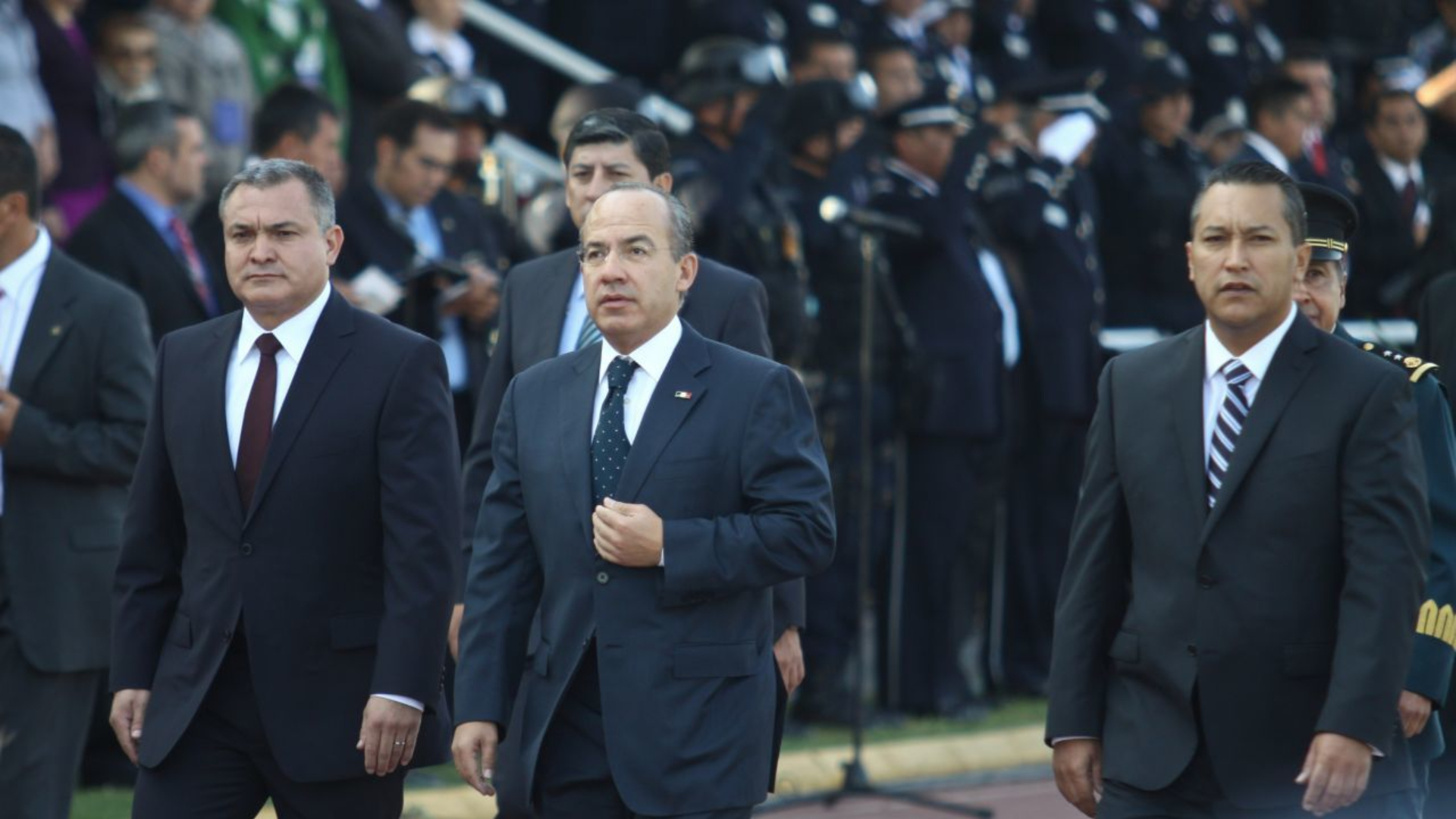 Genaro García Luna fue secretario de Seguridad Pública durante el sexenio de Felipe Calderón, sin embargo esta acusado de recibir sobornos por parte del crimen organizado  
(Foto: Cuartoscuro)