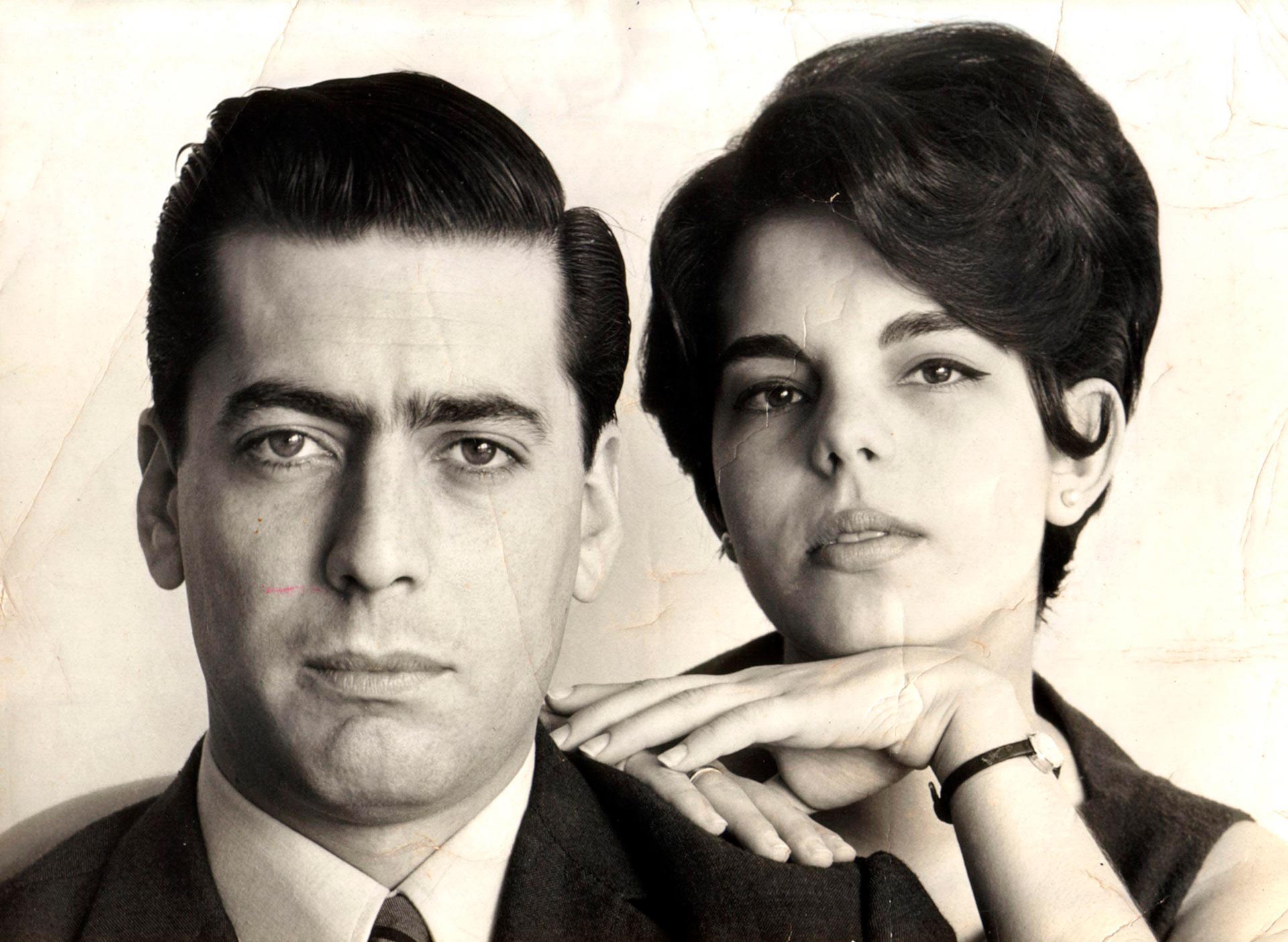 Mario Vargas Llosa y Patricia Llosa, jóvenes y bellos en la Lima de 1967. (Foto: Archivo Familia Vargas Llosa)
