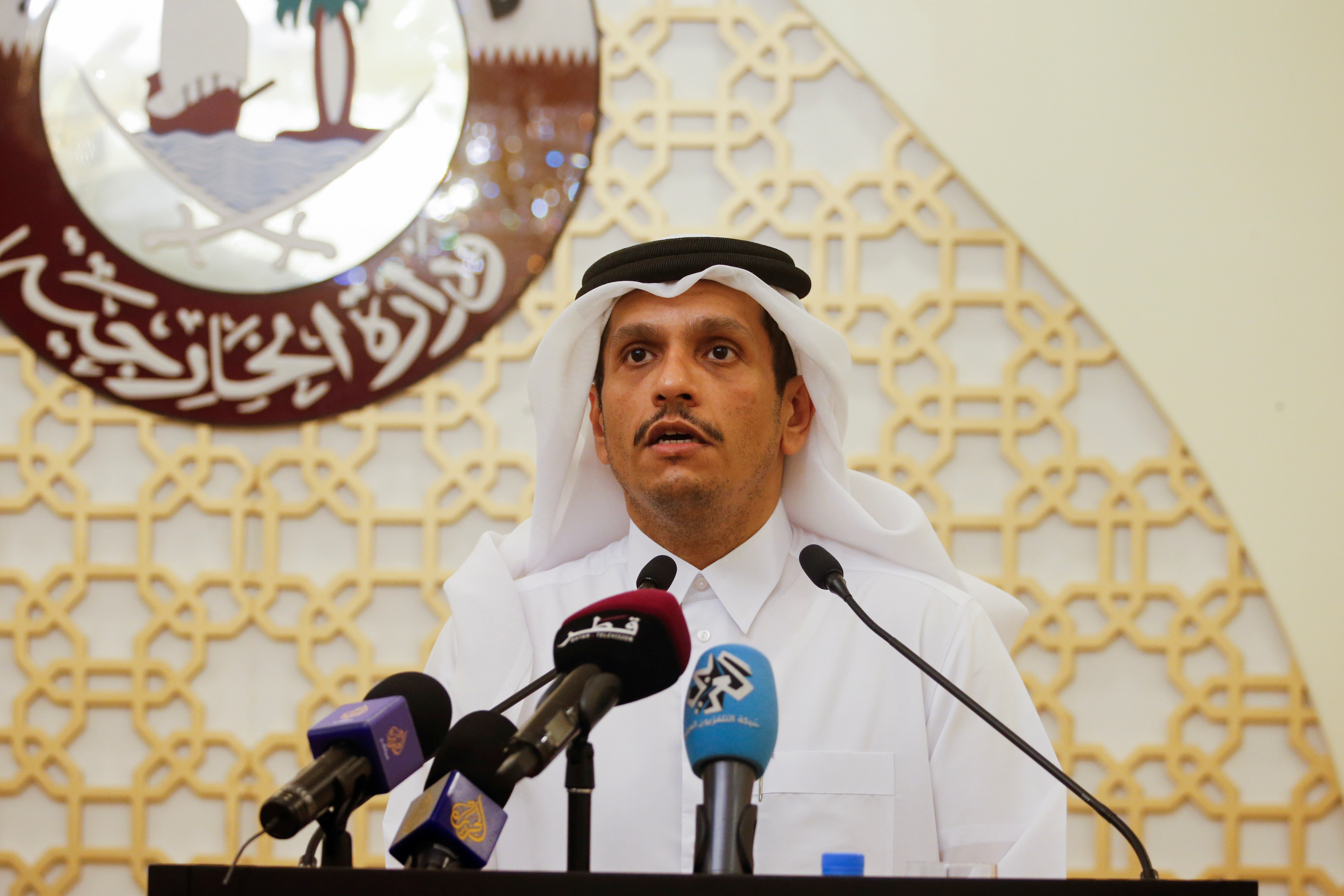 Mohamed bin Abdelrahman al-Thani, ministro de Exteriores de Qatar (Foto: REUTERS)