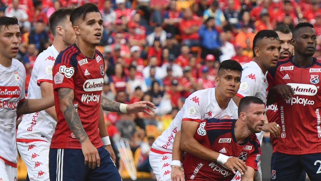 El "León" sacó un valioso 1-1 en su visita al Medellín a pesar de jugar con uno menos casi desde el principio por la temprana expulsión de Christian Marrugo (@dimayor/Twitter)