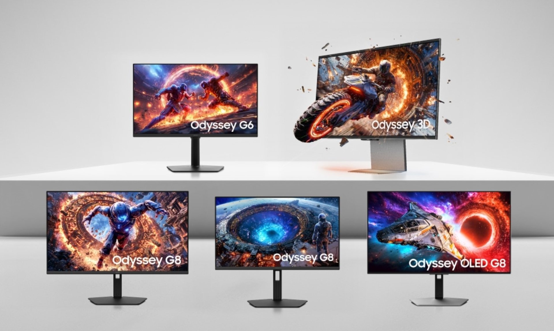 La nueva línea de monitores ‘gaming’ Odyssey de Samsung estrena una pantalla 3D 6K de ultra alta resolución