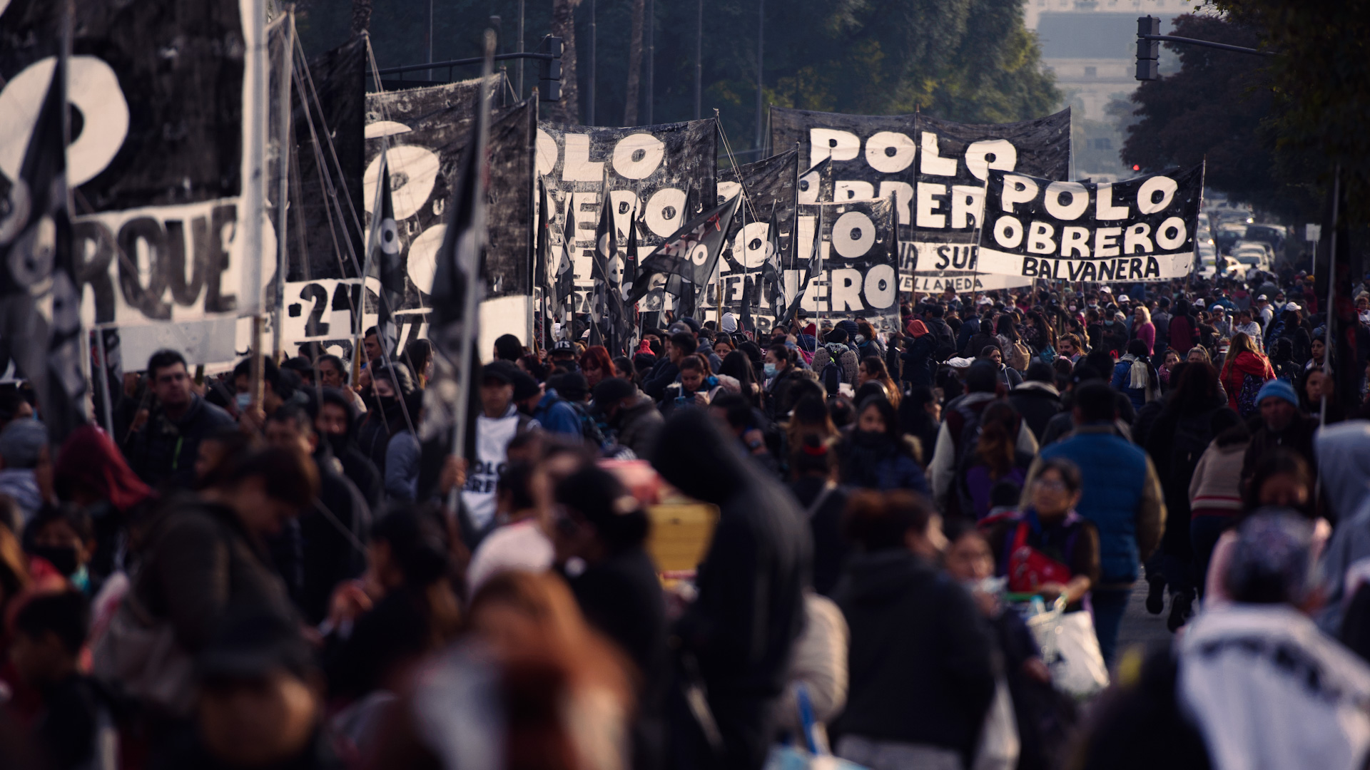 Piqueteros cortarán hoy la 9 de Julio (Adrián Escandar)