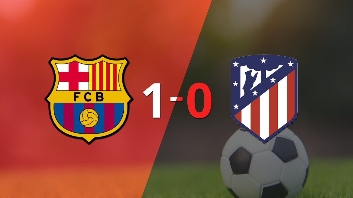 A Barcelona le alcanzó con un gol para derrotar a Atlético de Madrid en el estadio Camp Nou