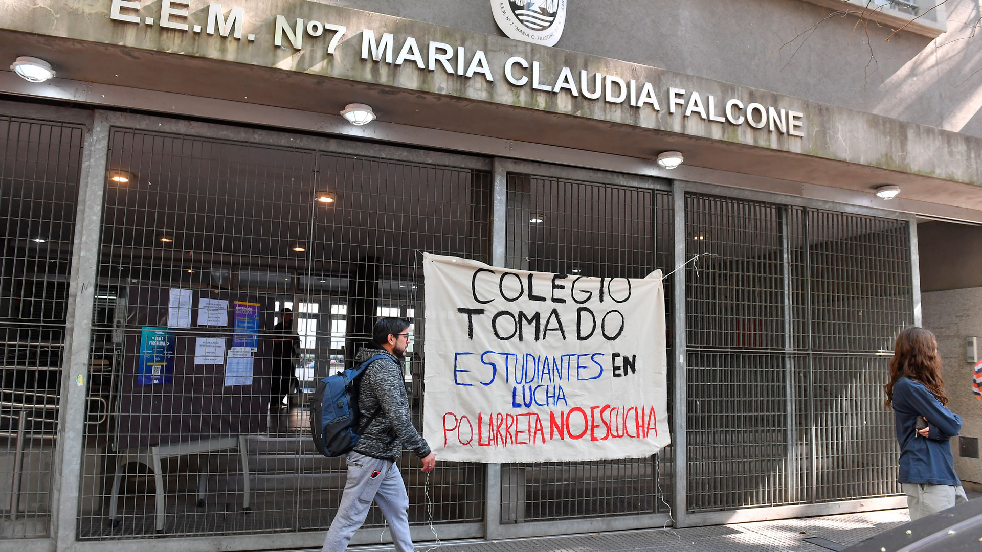 Máximo Kirchner apoyó la toma de colegios secundarios y la huelga del sindicato del neumático