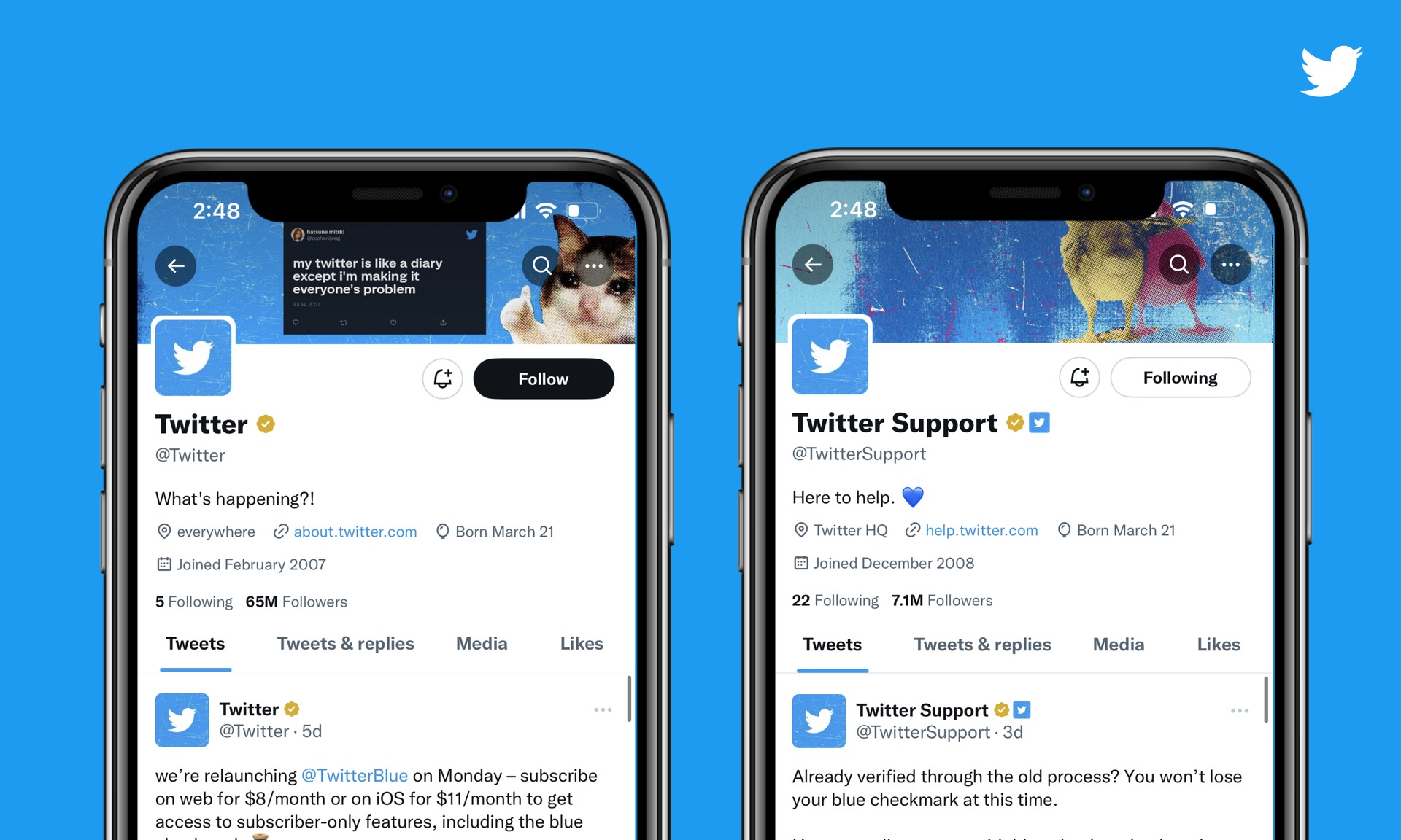 Twitter Blue trae esta versión para empresas - Infobae