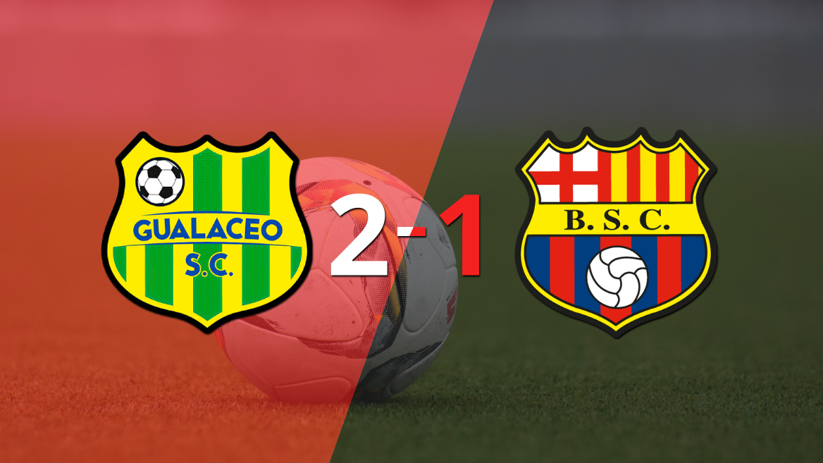 Gualaceo logró una victoria de local por 2 a 1 frente a Barcelona