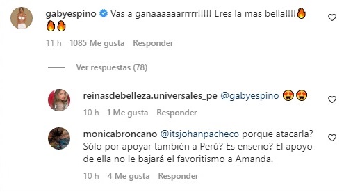 Gaby Espino demuestra su apoyo a Alessia Rovegno. Instagram