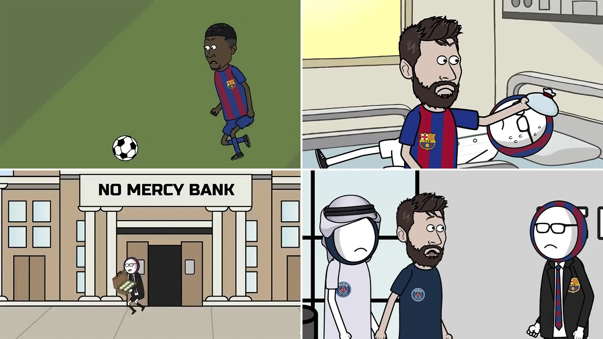 El divertido video viral que resume el colapso del Barcelona en tres minutos