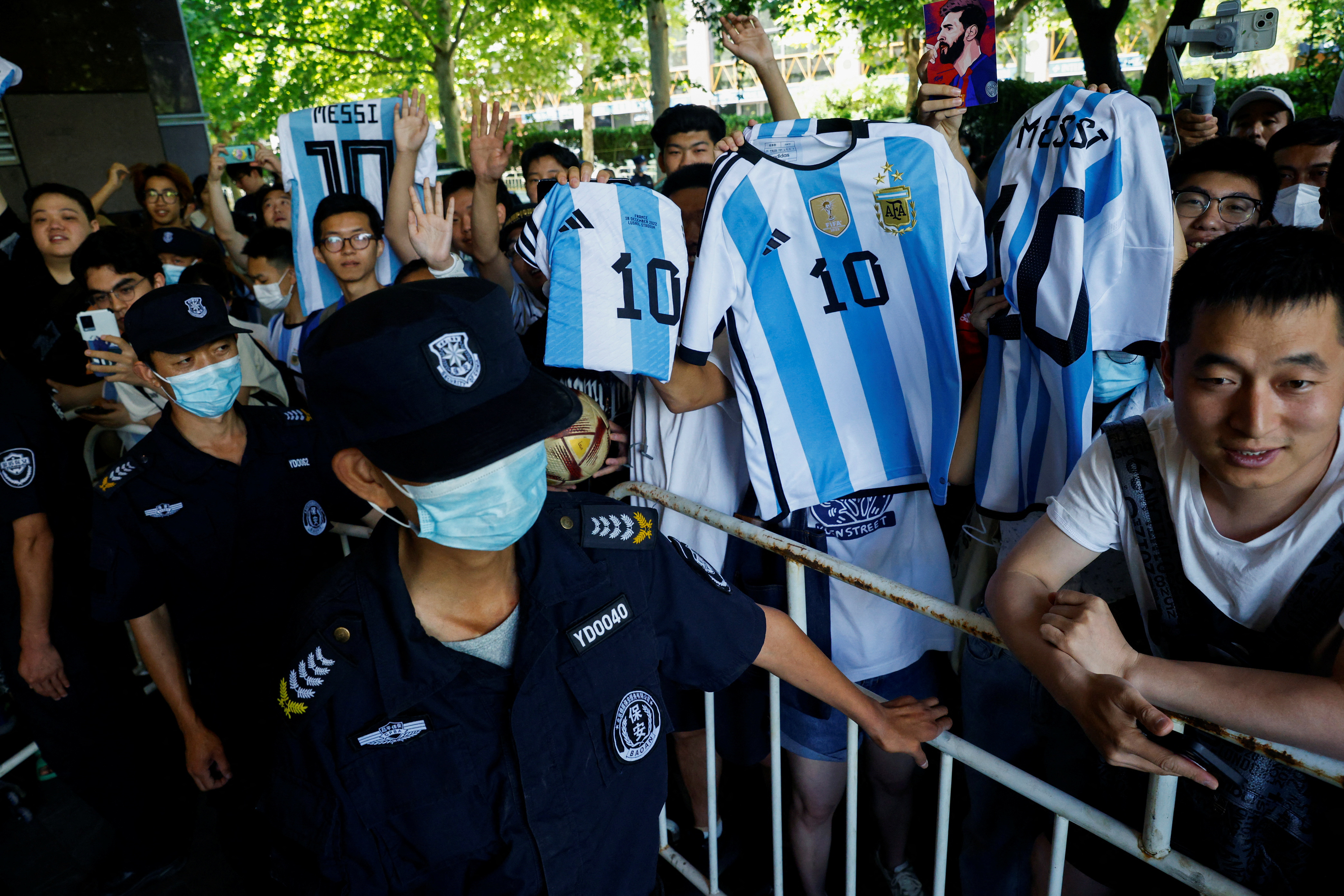 El furor por la estrella argentina en Beijing (Reuters)