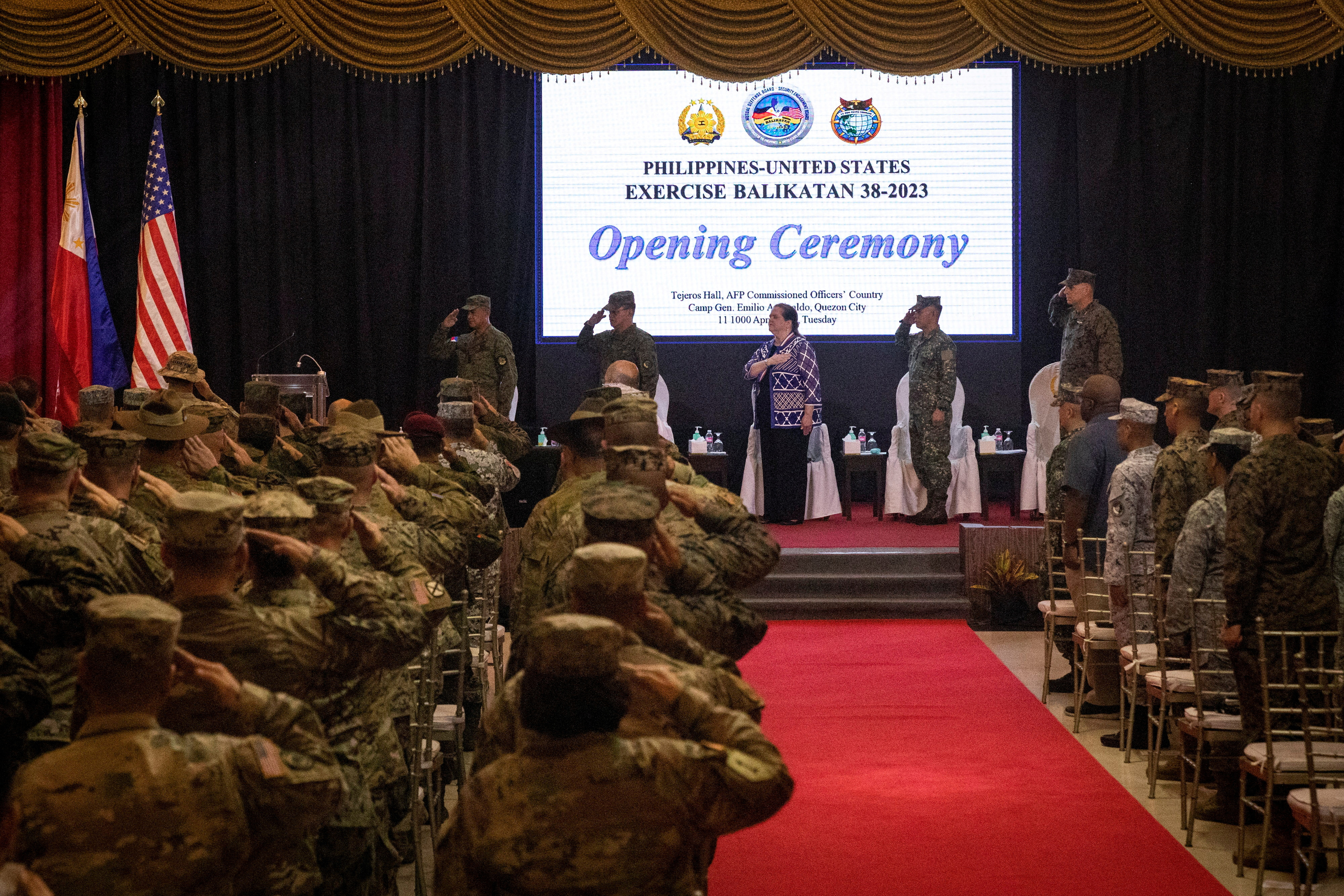 EEUU y Filipinas comenzaron los mayores ejercicios militares conjuntos en más de 30 años. (April 11, 2023. REUTERS/Eloisa Lopez)