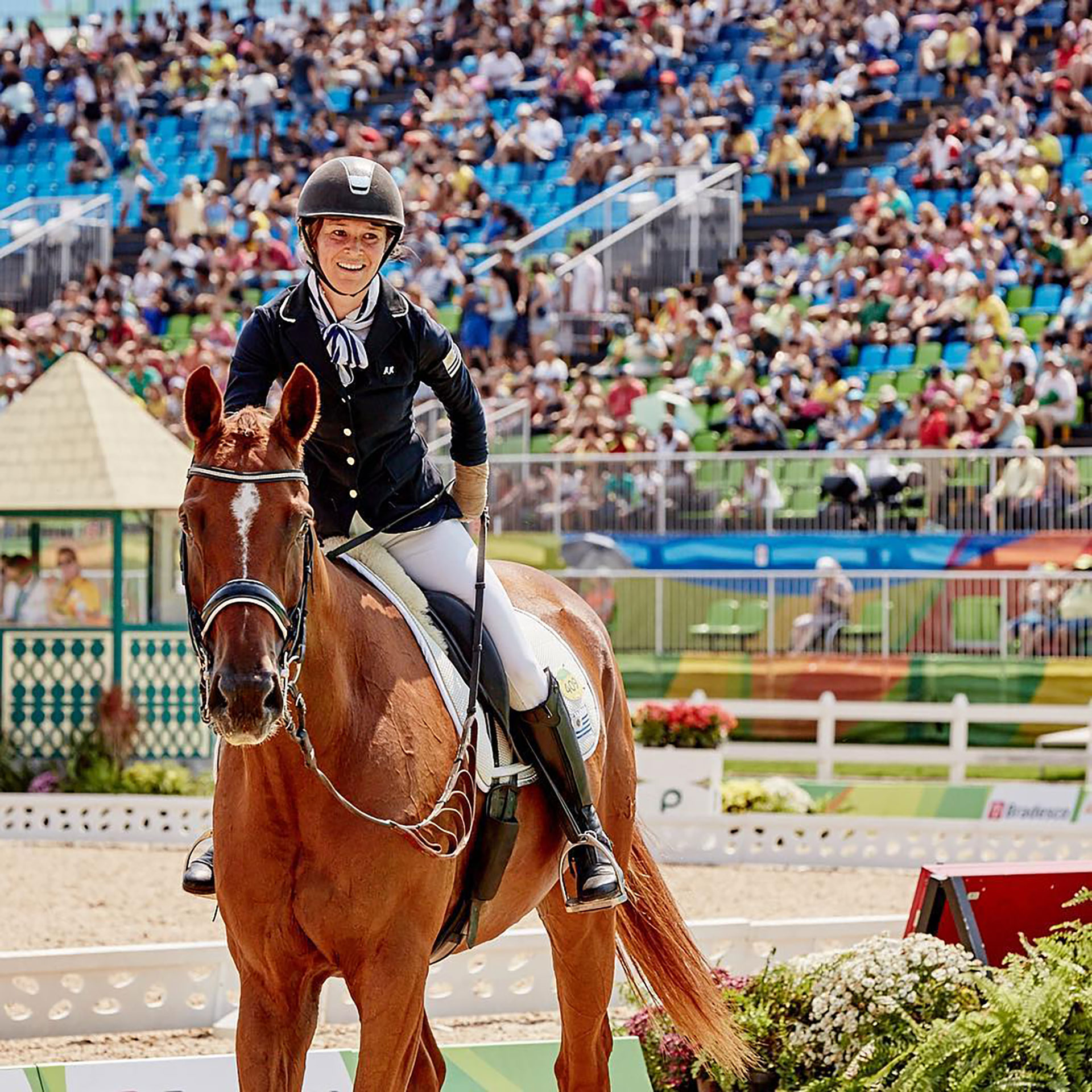 Alfonsina Maldonado finalizó en la octava posición en adiestramiento en los Juegos Paralímpicos de Río 2016