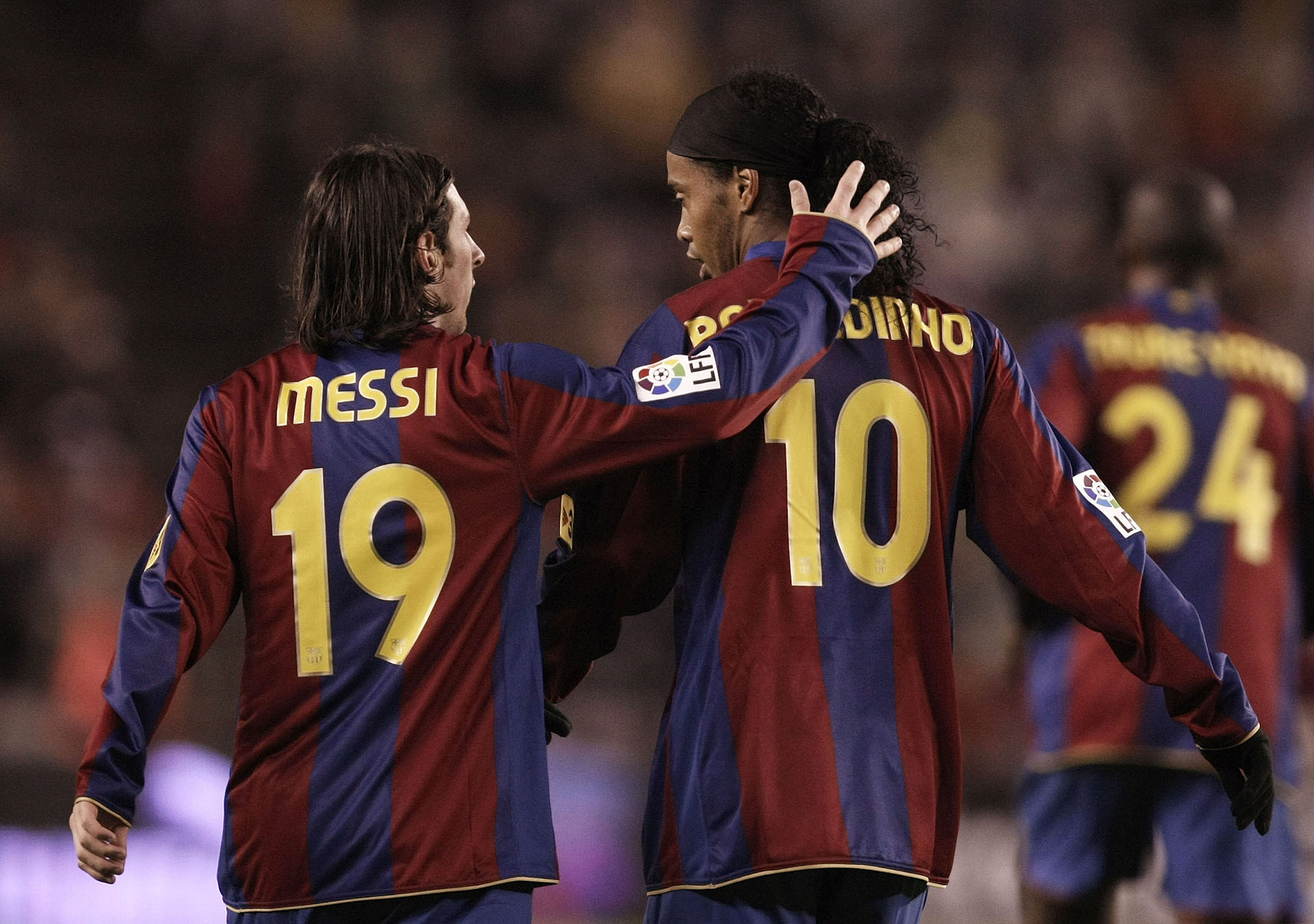 ¿Qué número tenía Messi antes de las 10?