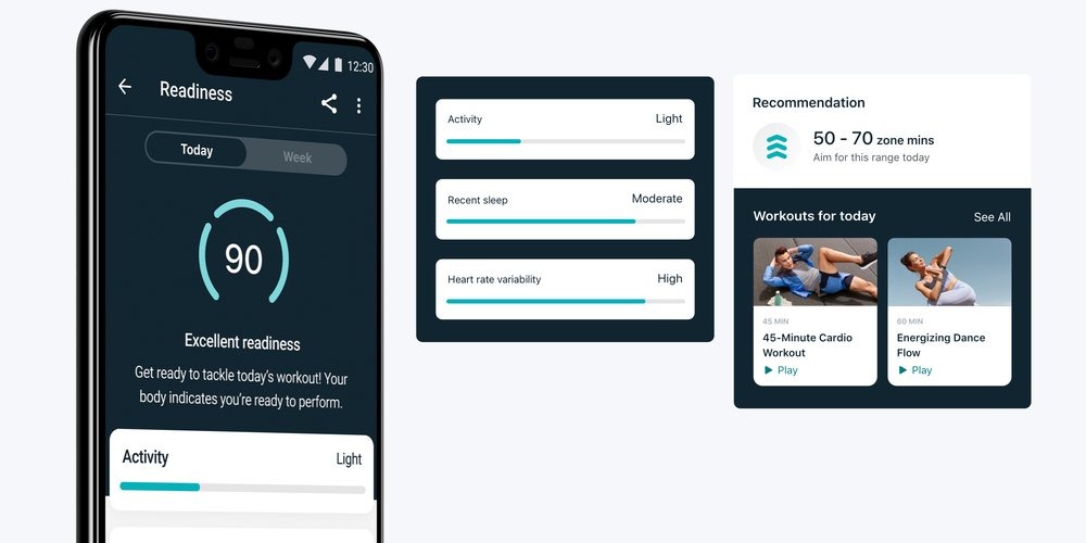 La plataforma de Fitbit Premium genera estadísticas personalizadas para identificar cuándo el cuerpo del usuario está listo para volver a entrenar o requiere de un tiempo mayor de descanso. (Google)