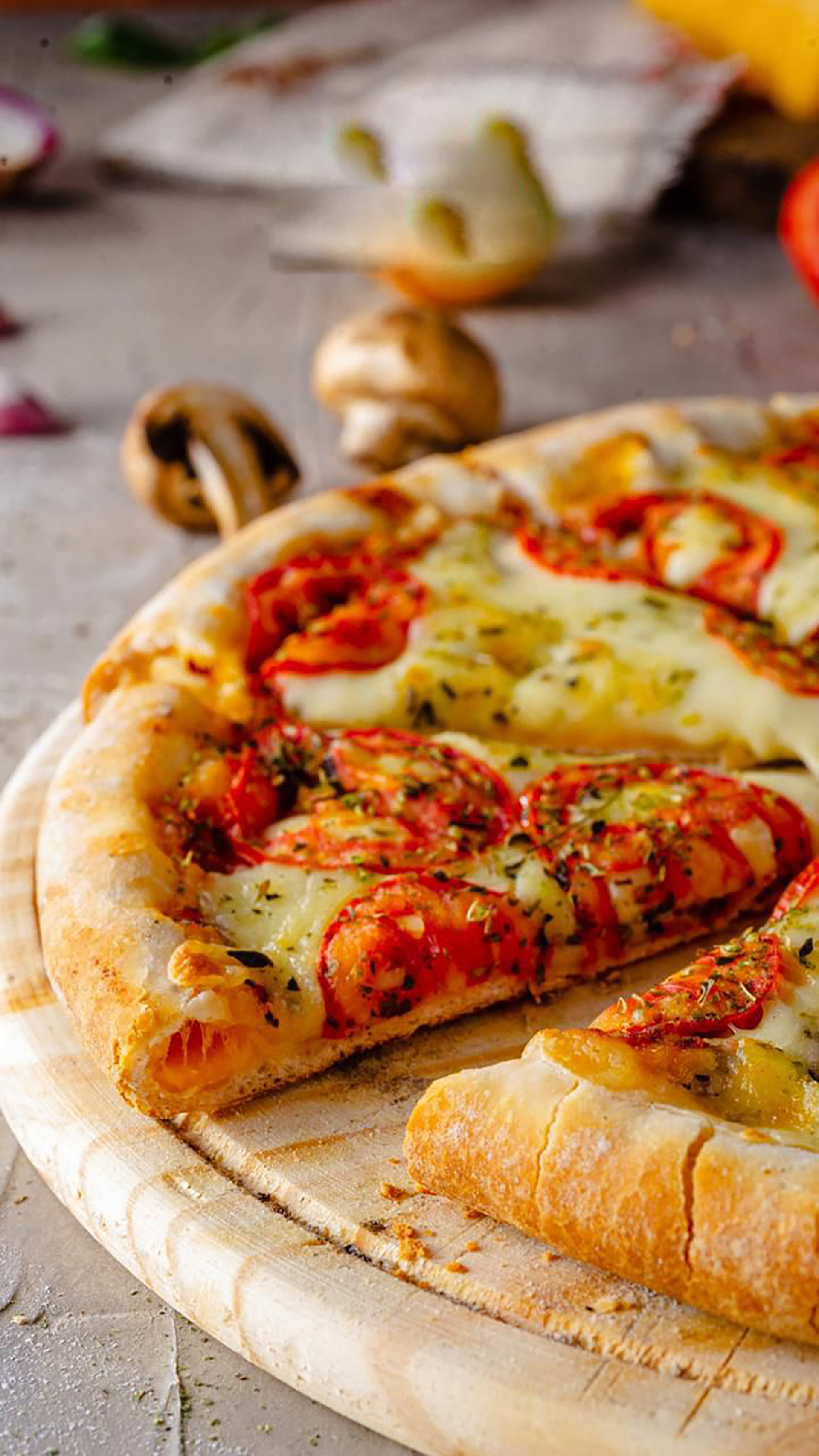 Esta pizza es única ya que cuenta con un novedoso preparado de chimichurri