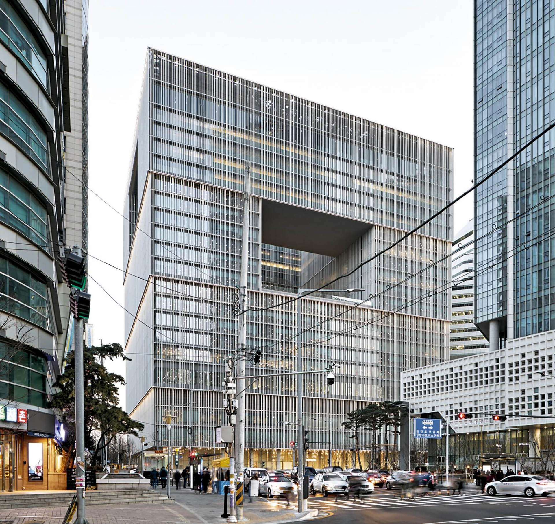 Edificio de oficinas Amorepacific, en Seúl, Corea del Sur