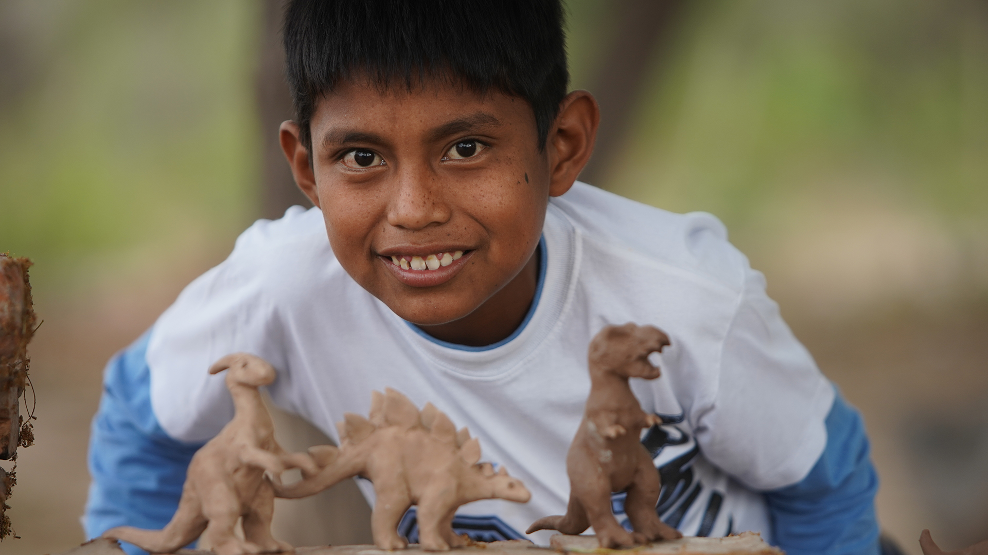 Historias de nuestra gente: el niño artista de El Impenetrable que hace  dinosaurios con las manos y sueña con recorrer el mundo - Infobae