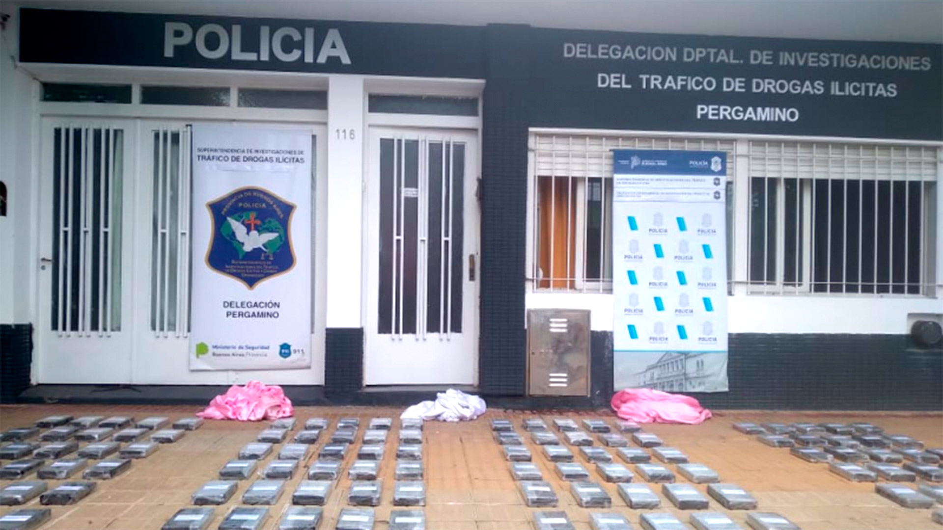 Los 130 kilos de cocaína secuestrados por la Policía 