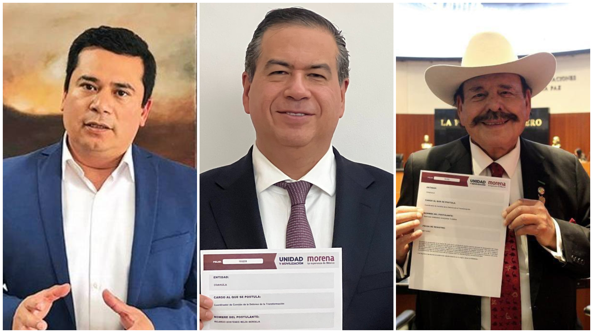 Morena inicio hace un par de meses la carrera entre sus aspirantes para la gubernatura de Coahuila (Foto: Twitter)