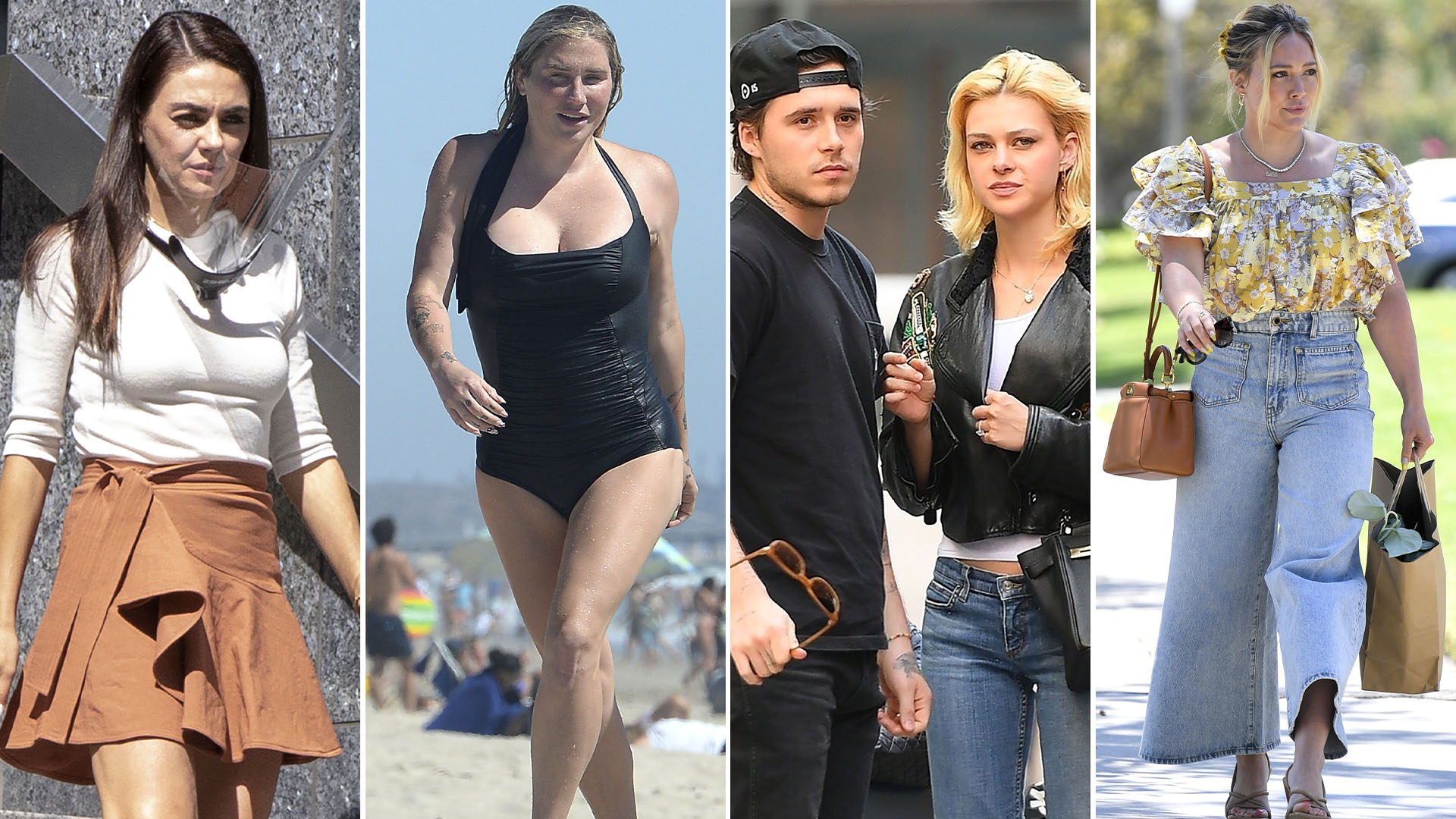 Mila Kunis filma en Canadá, Kesha disfruta de las playas de Los Ángeles: celebrities en un click