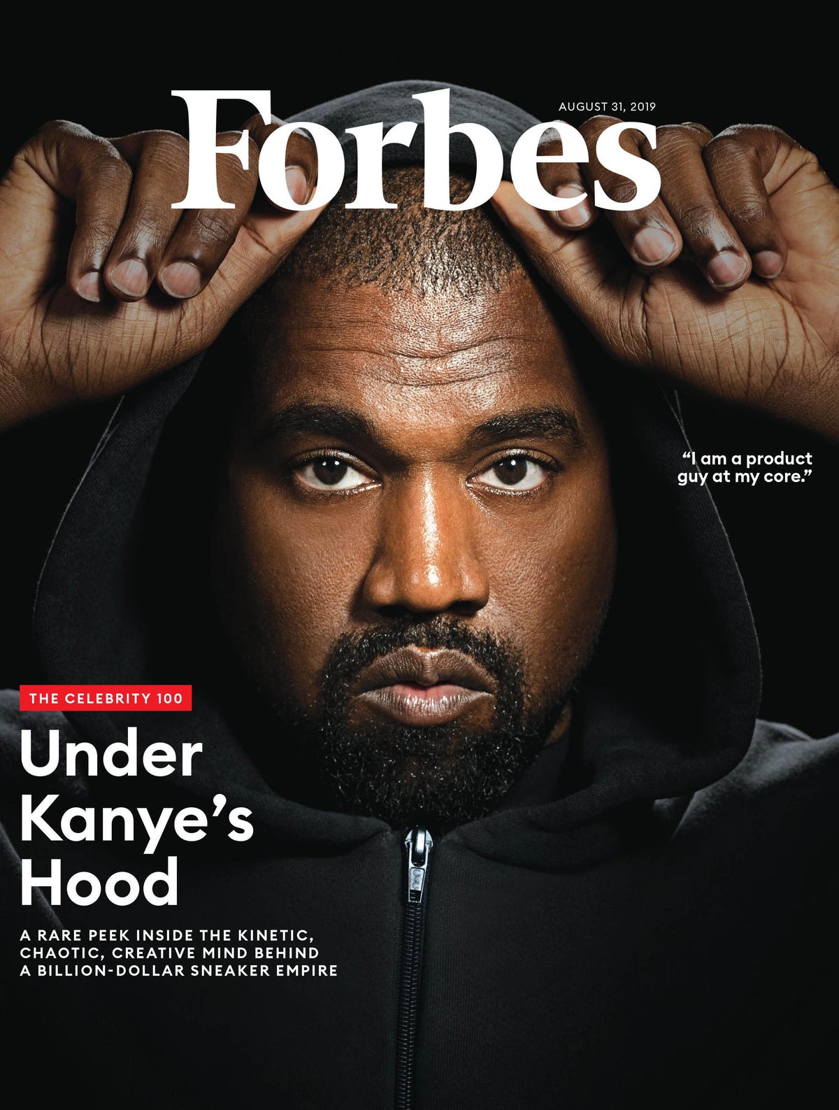 Kanye West integró desde 2020 los ránkings de fortuna de la revista Forbes y fue tapa de una de sus ediciones (Forbes)