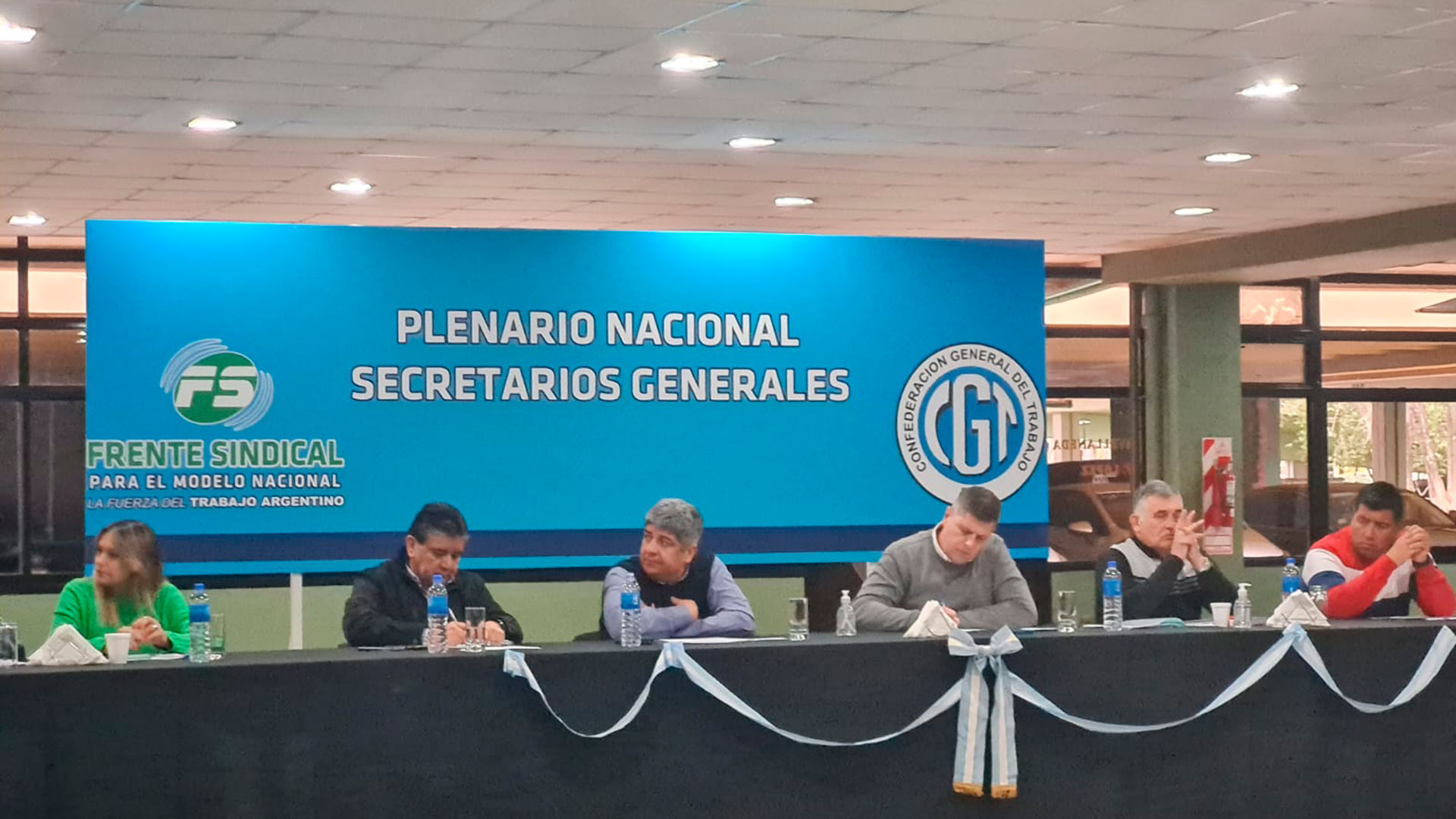 Pablo Moyano presidió un plenario del Frente Sindical para el Modelo Nacional, que ratificó la marcha del 17 de agosto