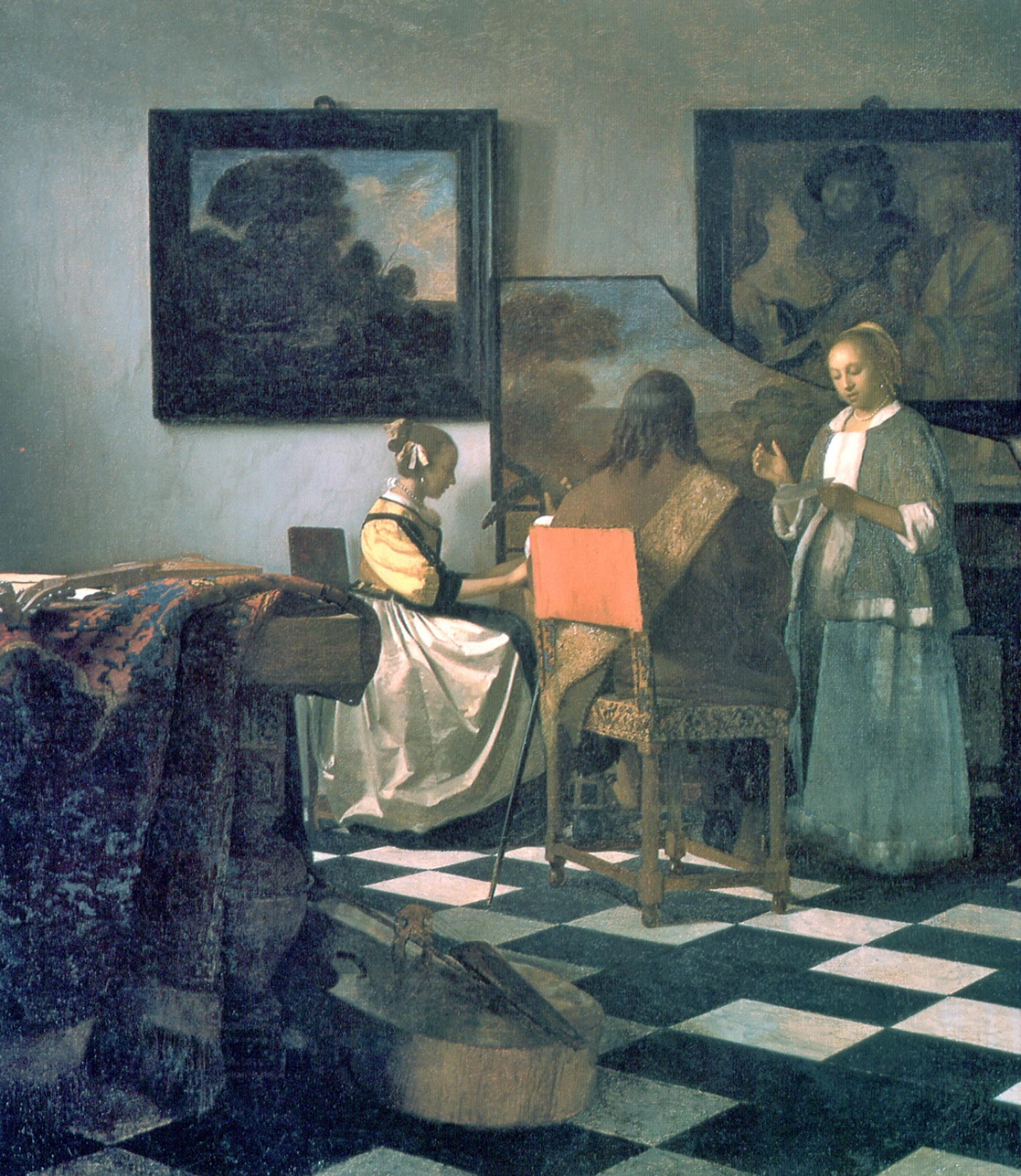 "El concierto" (Vermeer, 1658)