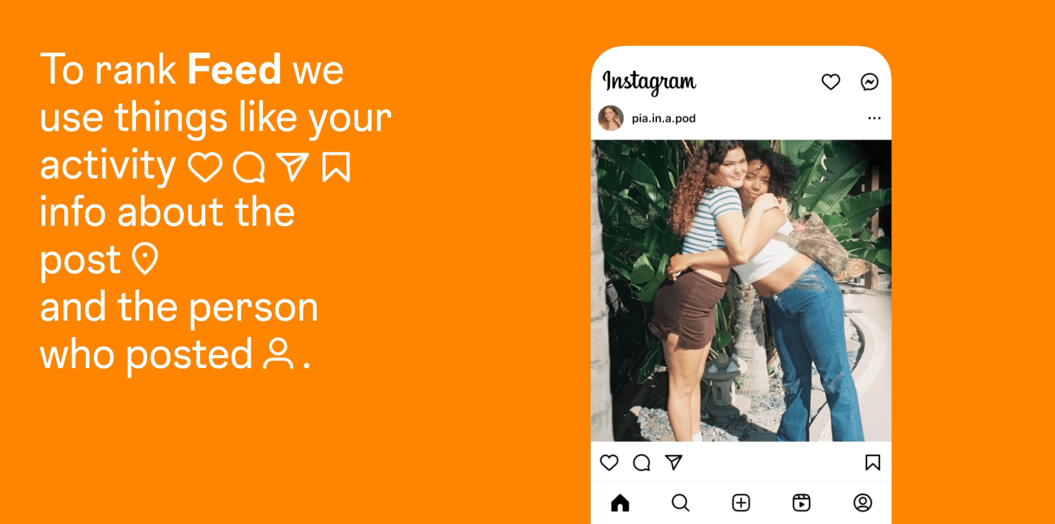 Instagram explica cómo funciona su algoritmo para recomendar contenido en la página de inicio. (Instagram)