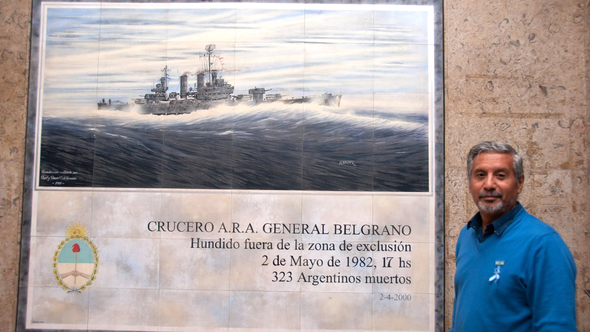 Fue furriel en el ARA 25 de Mayo y vivi&oacute; de cerca el hundimiento del General Belgrano: "El destino quiso que yo no estuviera ah&iacute;"  