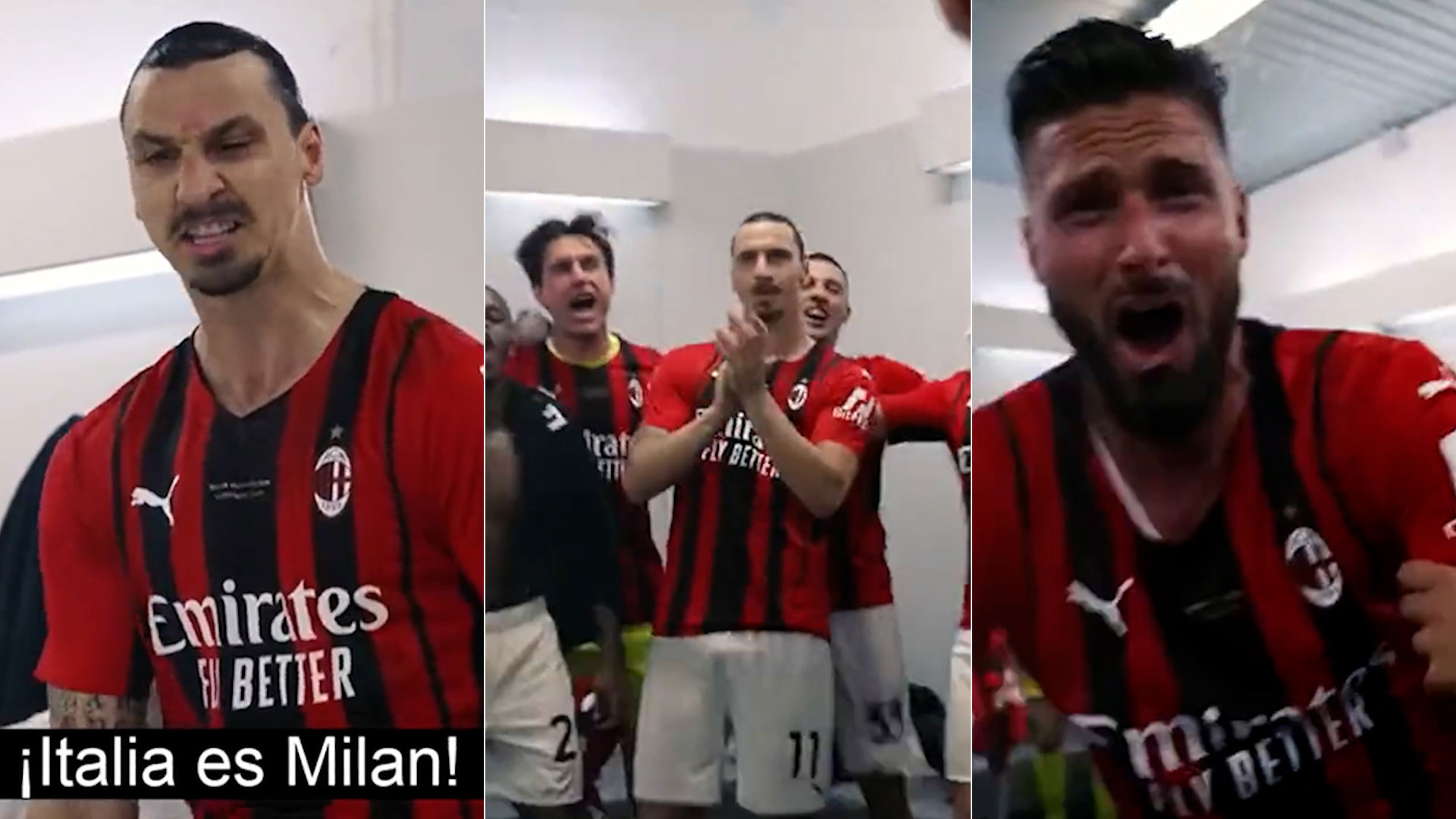 “¡Italia es el Milan!”: el efusivo discurso y la reacción final de Zlatan Ibrahimovic que provocaron la locura en el vestuario 