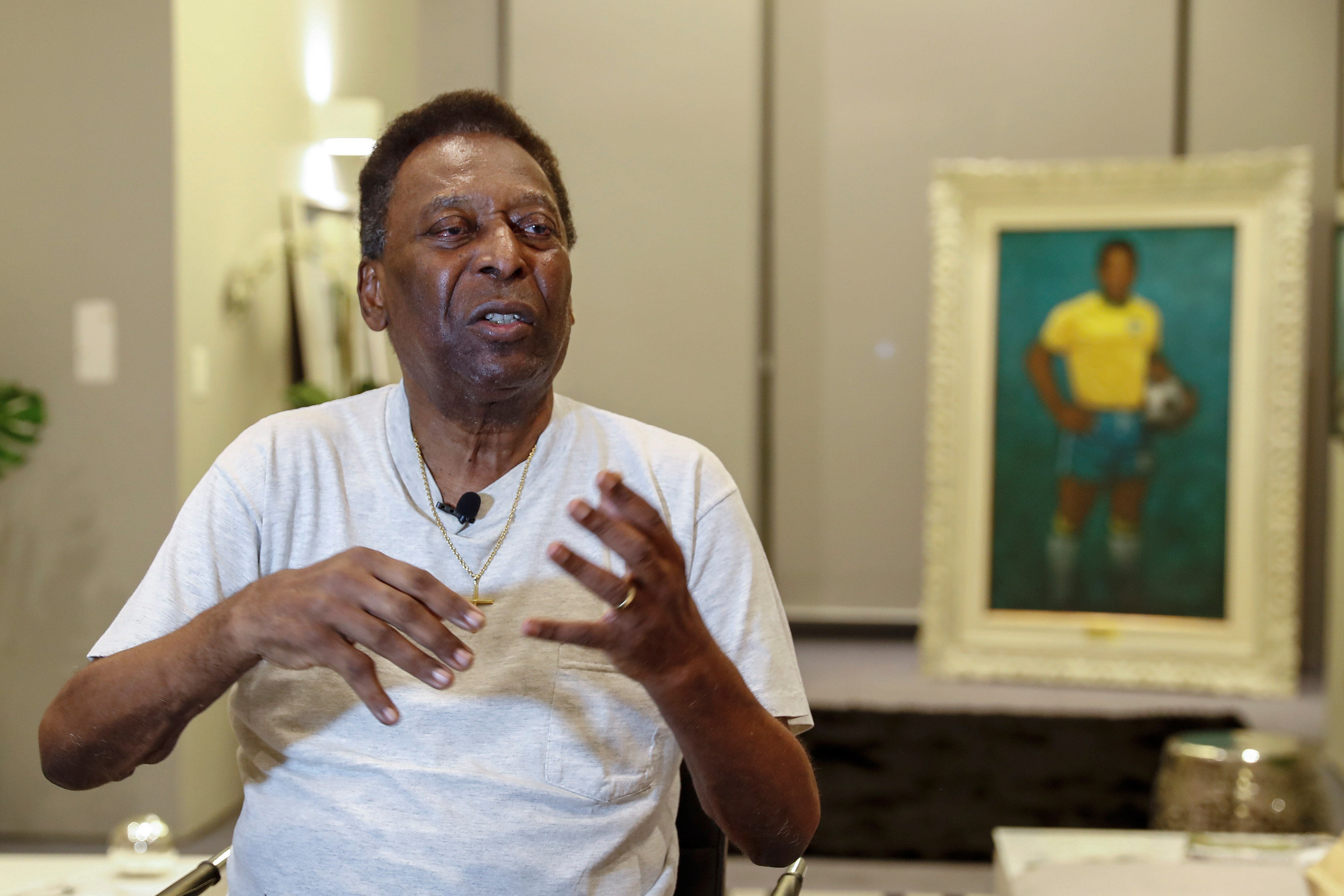 Pelé recibió el alta tras el proceso de quimioterapia (Foto: EFE)