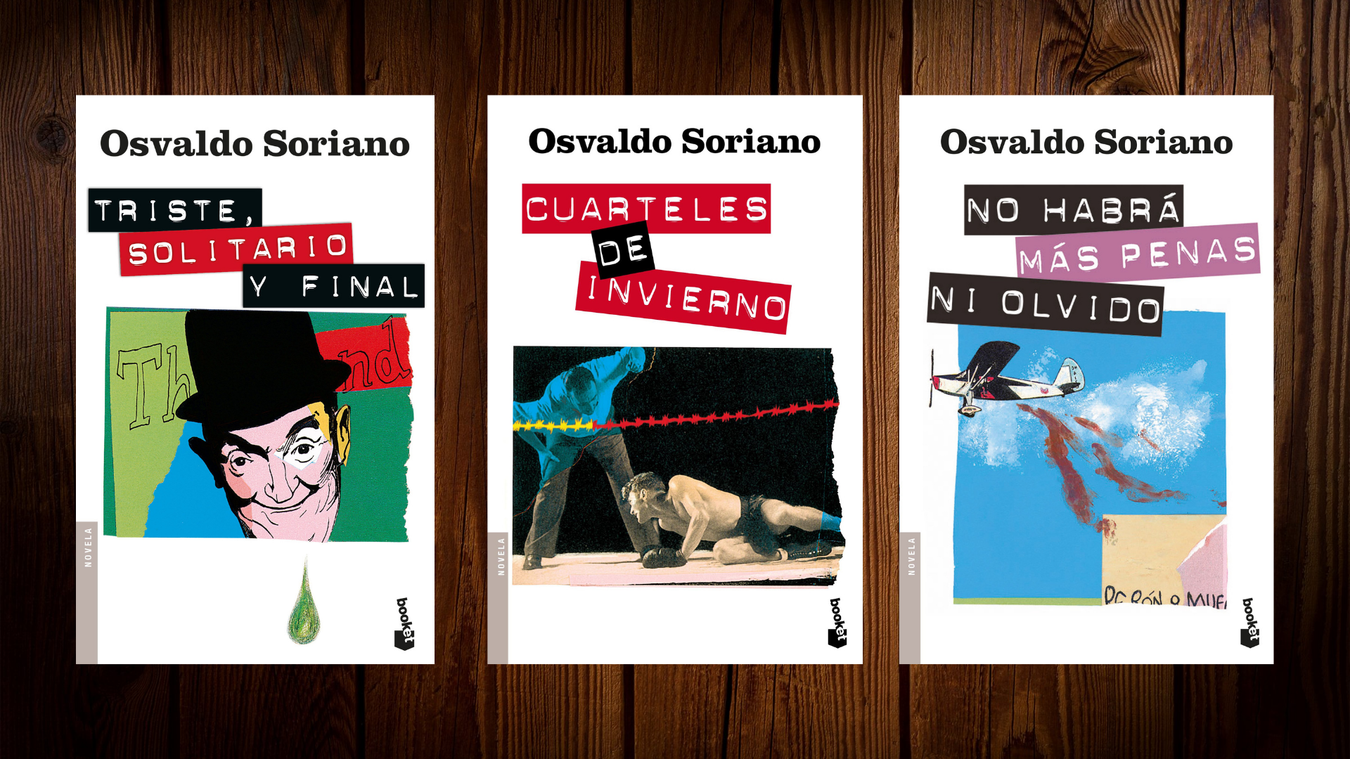 Tres libros clave de Osvaldo Soriano, luego llevados al cine