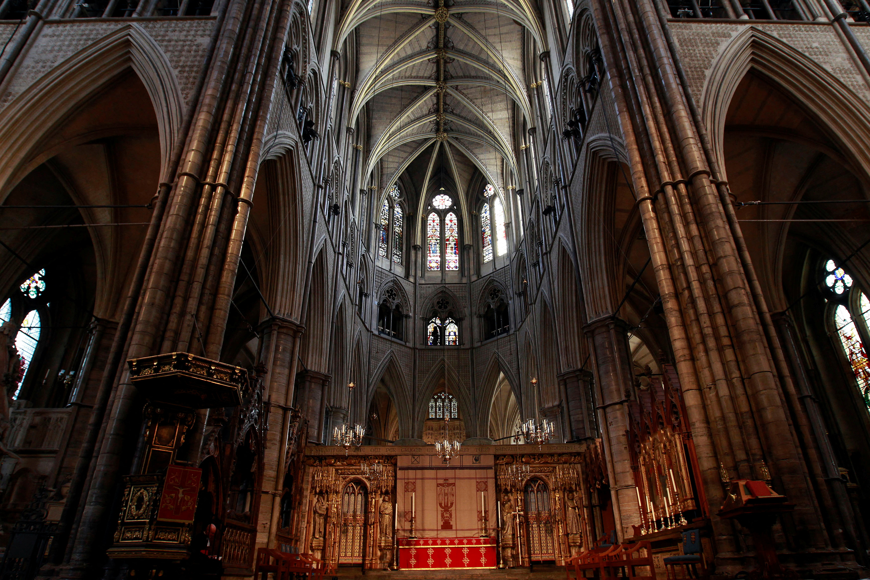 Foto de archivo del interior de la Abadía de Westminster en el centro de Londres (REUTERS)