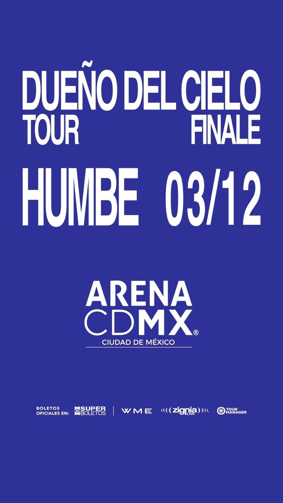 Humbe anuncia concierto Final en la Arena CDMX