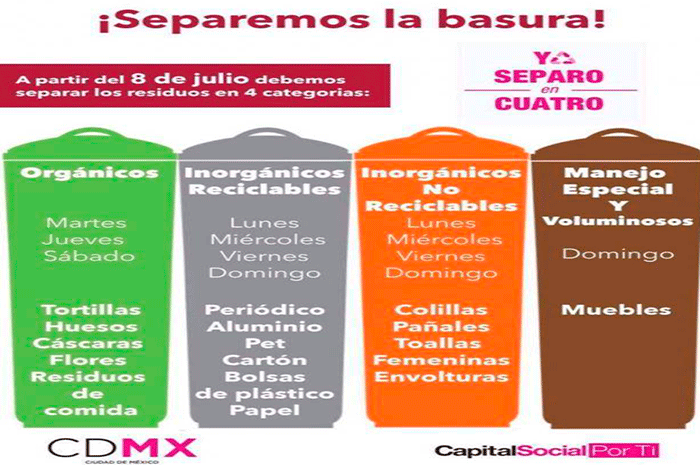 No olvides separar para reciclar tu basura adecuadamente – La Crónica de Hoy