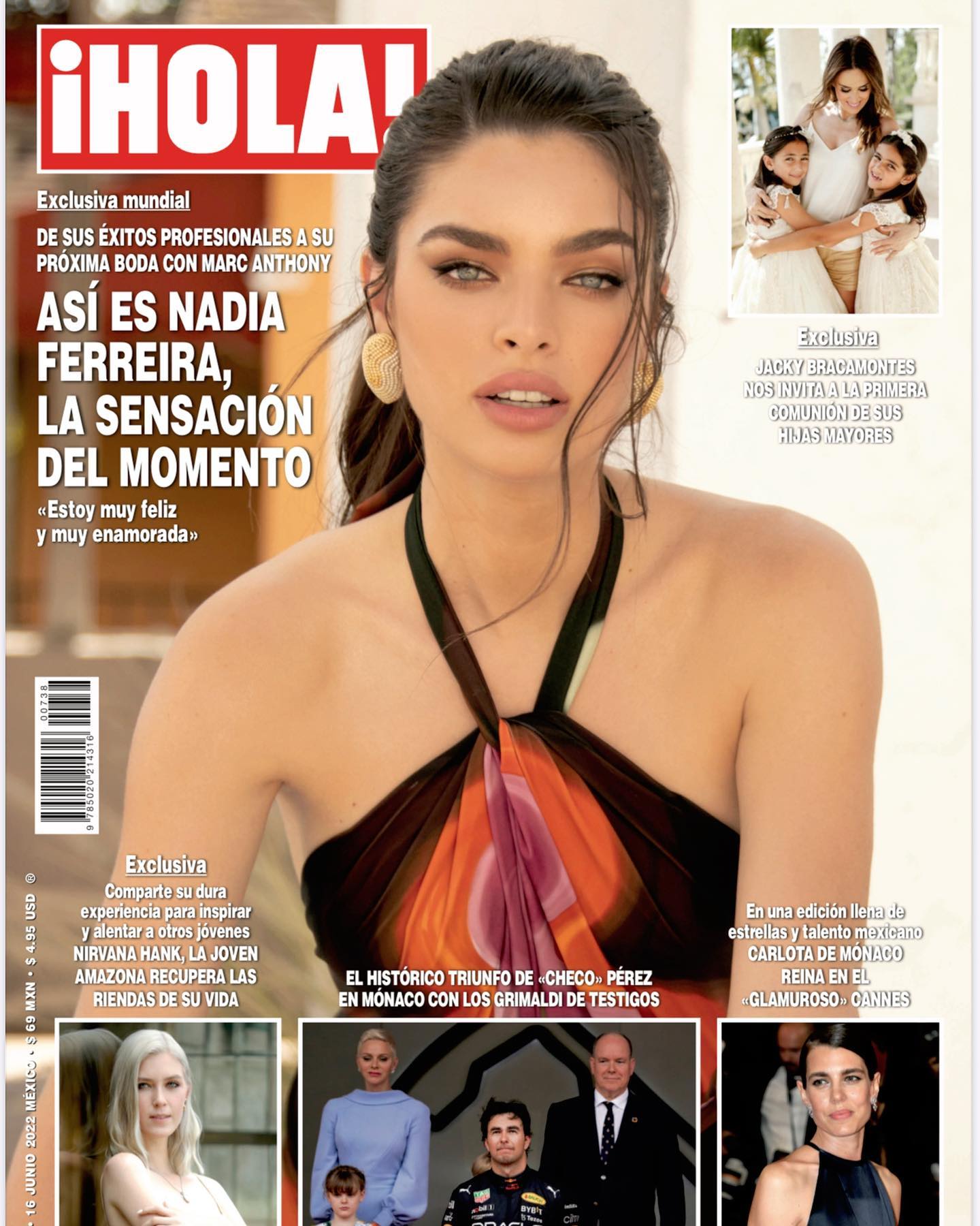 La Nación / Nadia Ferreira es portada de la prestigiosa revista Hola