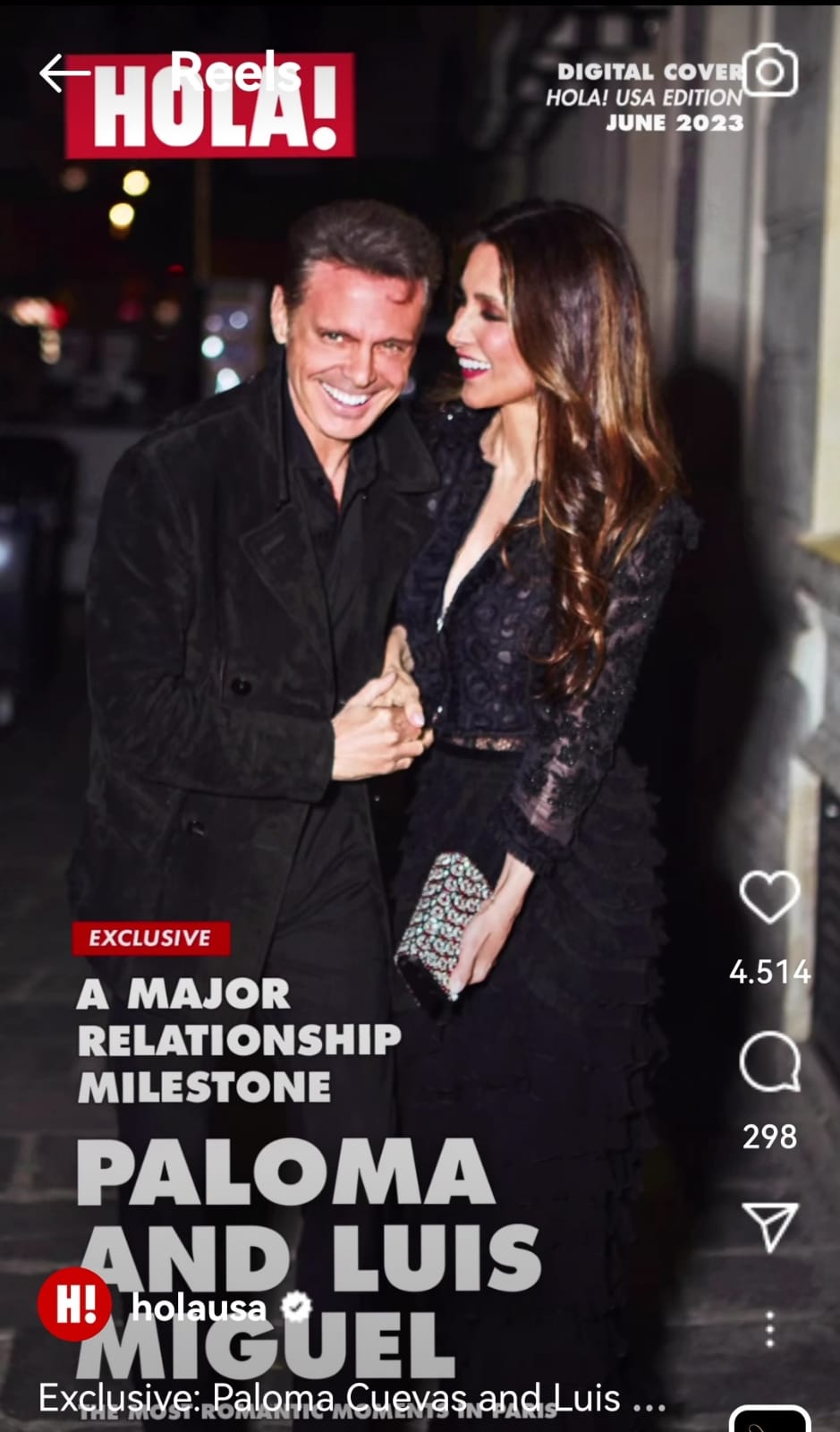 La Nación / Hola USA revela imágenes exclusivas de Luis Miguel y su novia