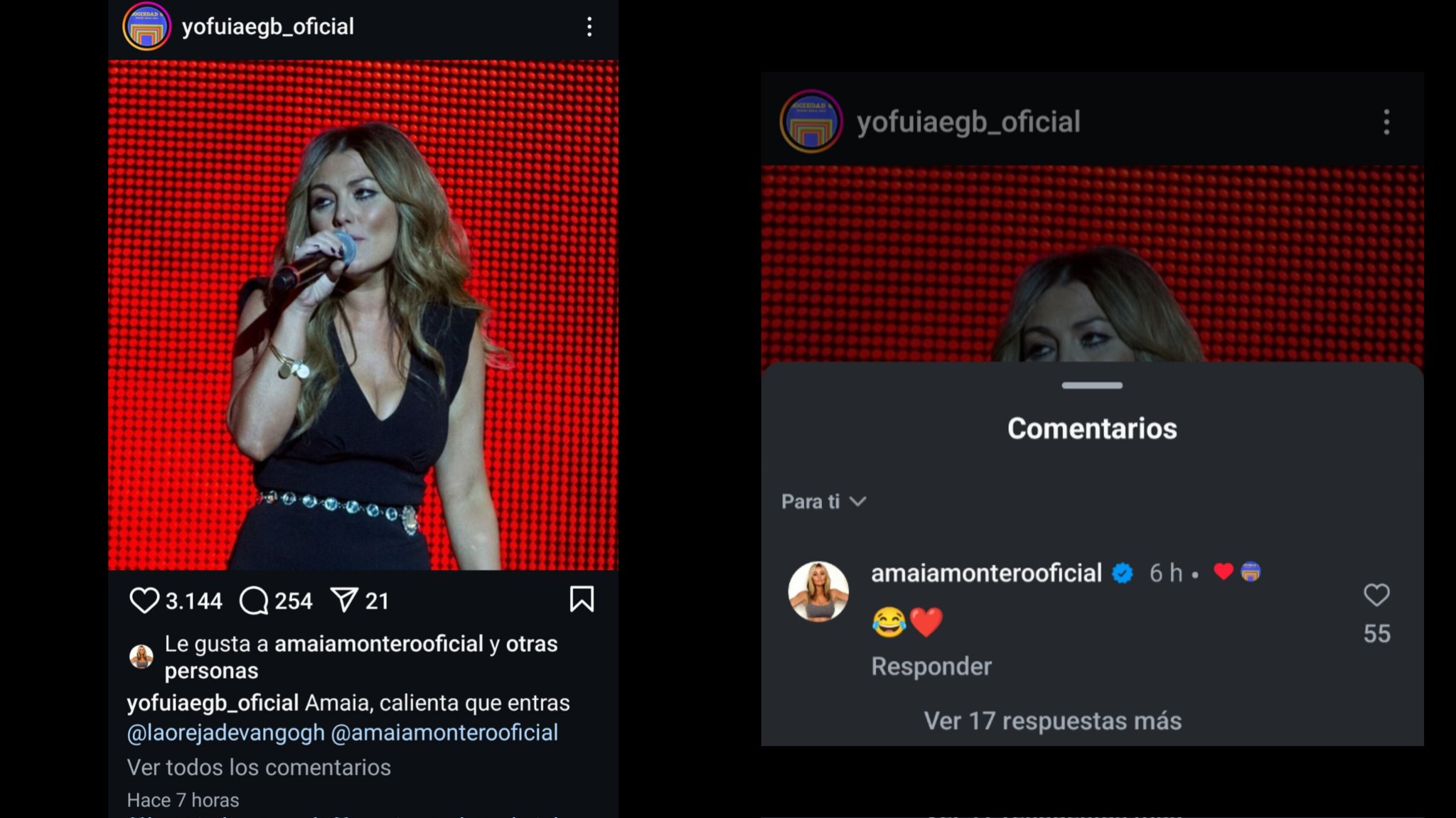 Aunque borró su comentario, hay captura de pantalla.