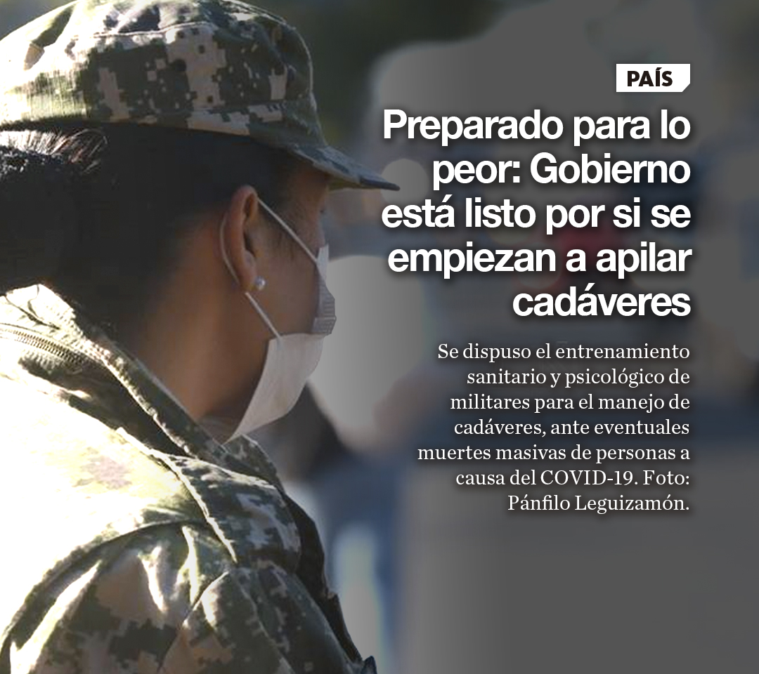 Preparado para lo peor: Gobierno está listo por si se empiezan a apilar cadáveres