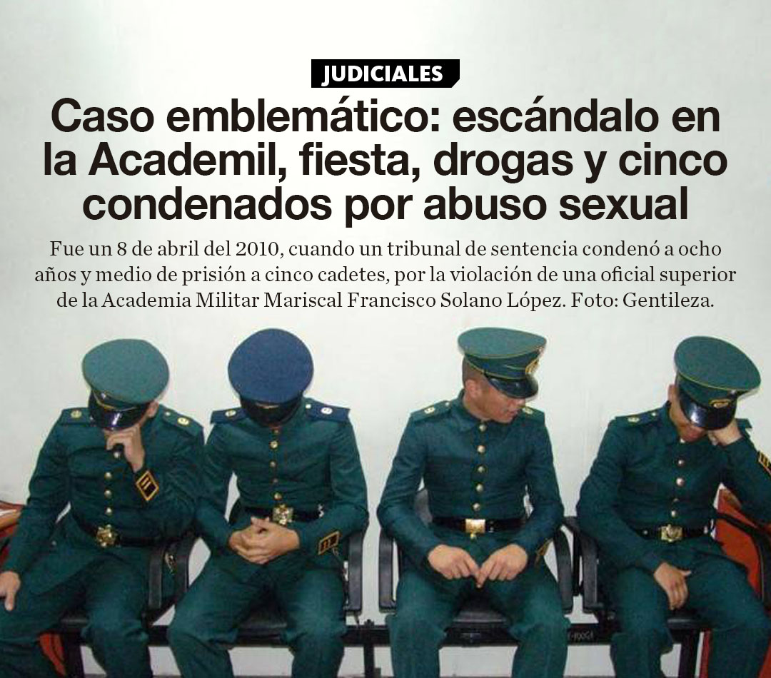 La Nación / Caso emblemático: escándalo de la Academil, fiesta, drogas y  cinco condenados por abuso sexual