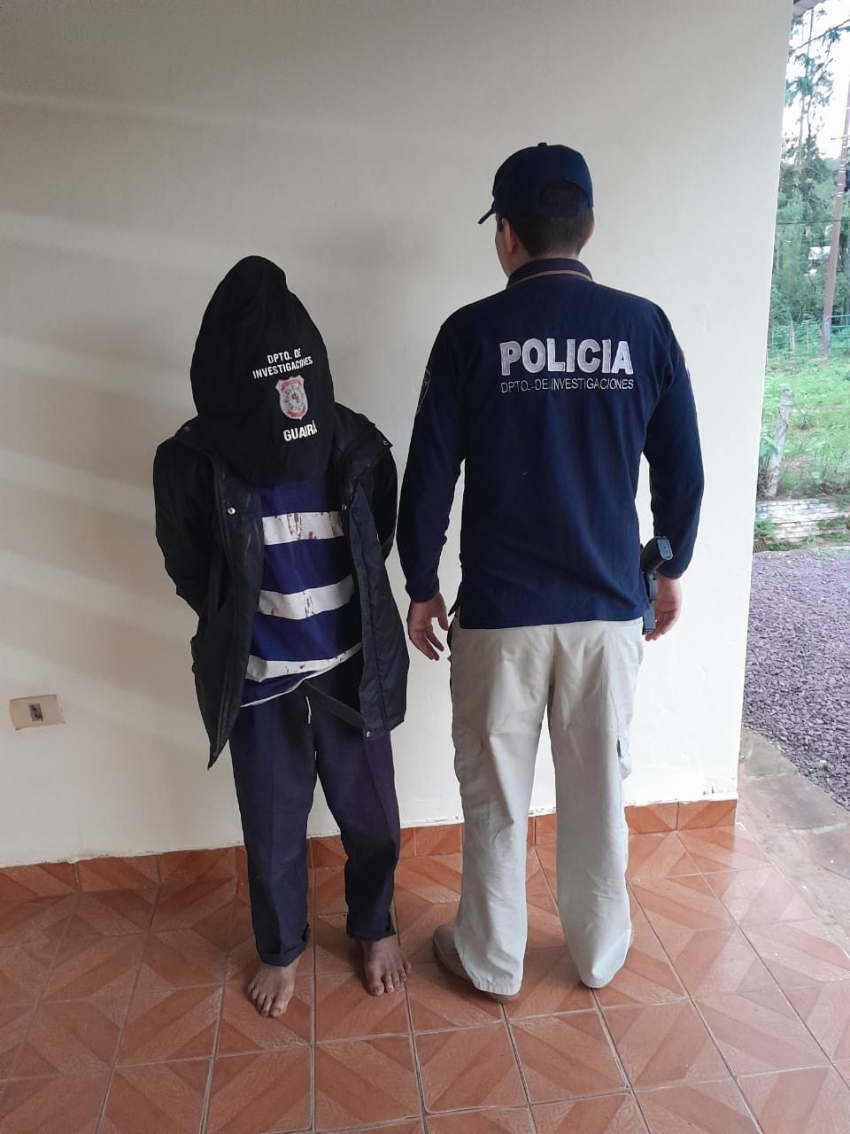 Este es el detenido.
